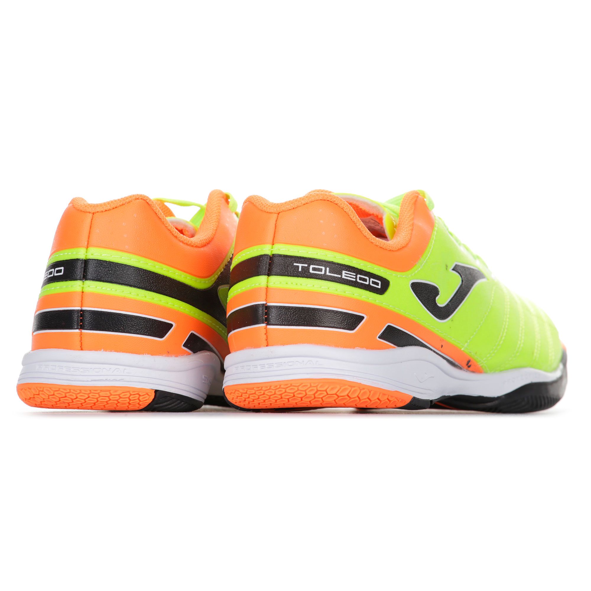 Zapatillas de Fútbol Sala Toledo IN Junior Marino Fluor - Fútbol Factory