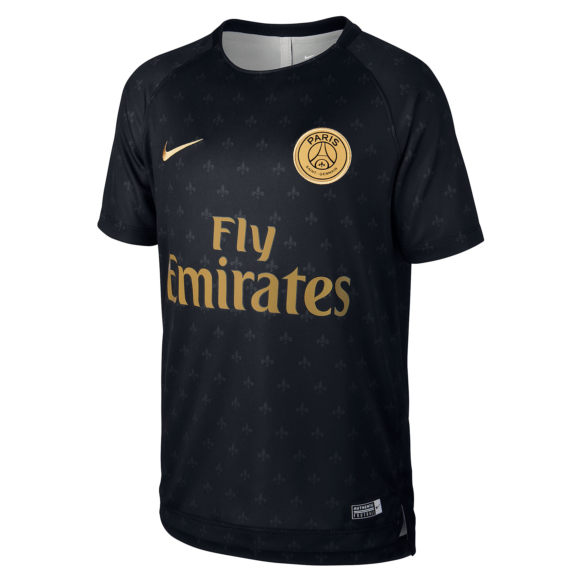 Camiseta de Training Paris Saint-Germain Dri-FIT Squad 2018/2019 Junior Negro - Fútbol Factory