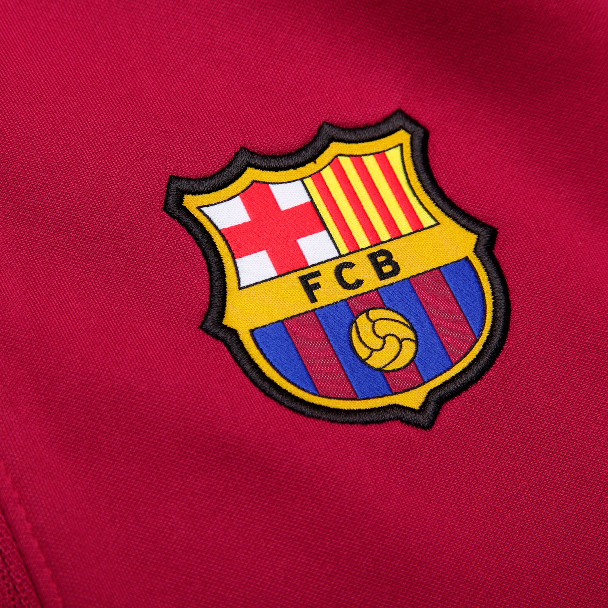 Chaqueta Pre-Match FC Barcelona 2018/2019 Junior Granate Azul - Fútbol Factory