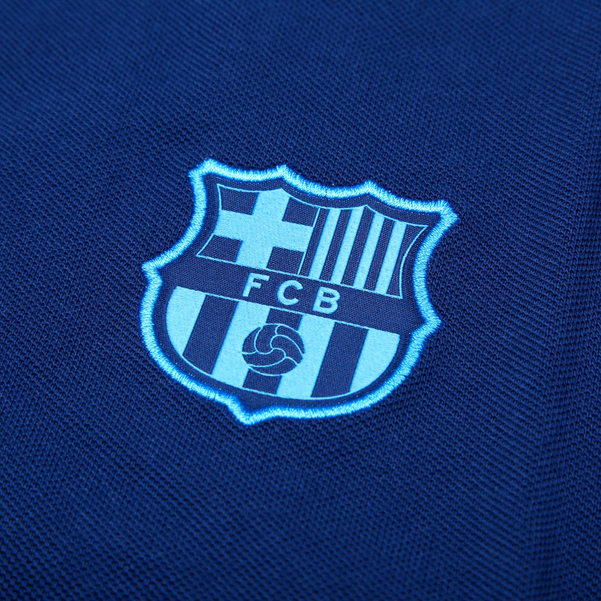 Polo de Paseo FC Barcelona 2018/2019 Azul - Fútbol Factory
