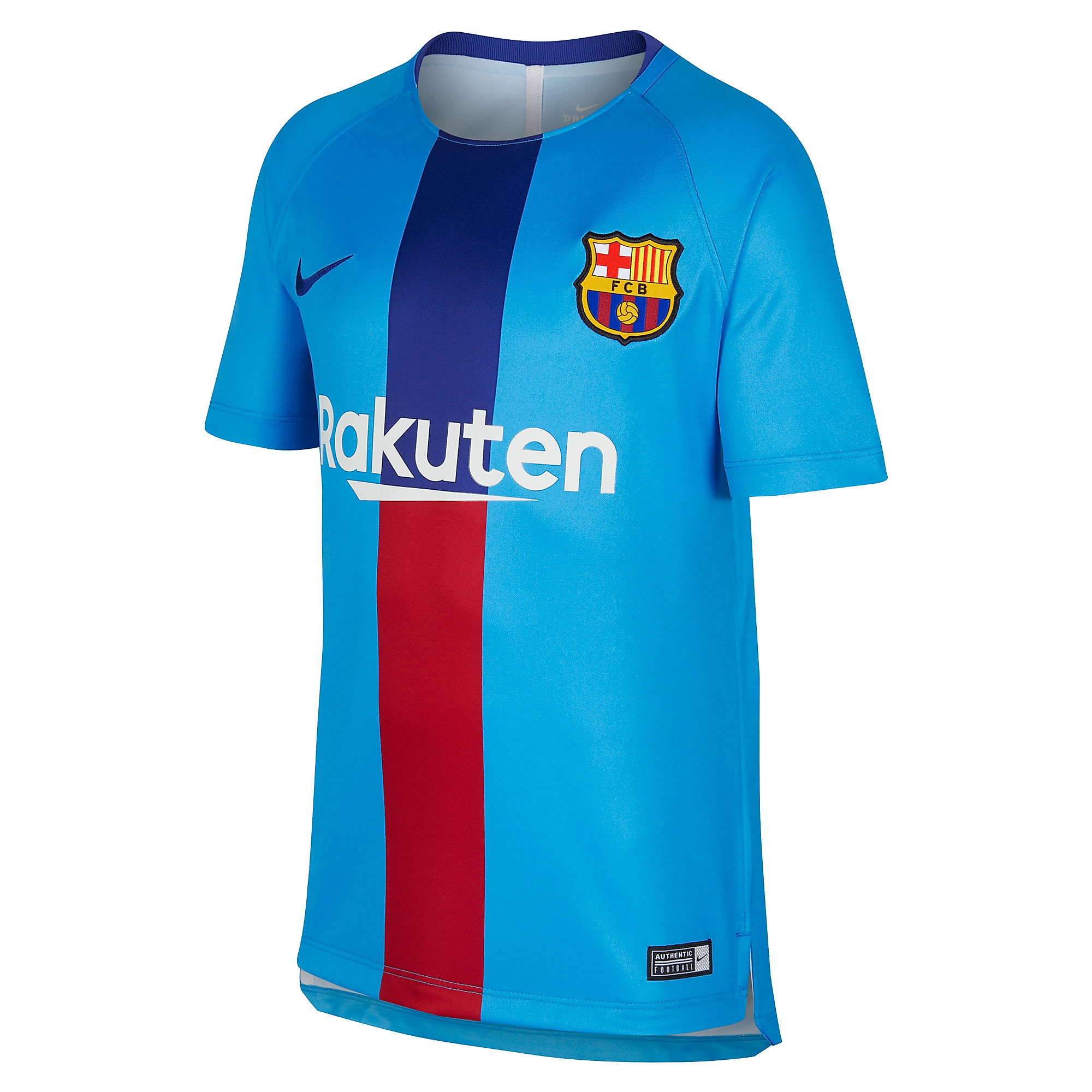 Camiseta de Training FC Barcelona Dri-FIT Squad 2018/2019 Junior Azul Camiseta de Training FC Barcelona Dri-FIT Squad 2018/2019 Junior Azul - Fútbol Factory