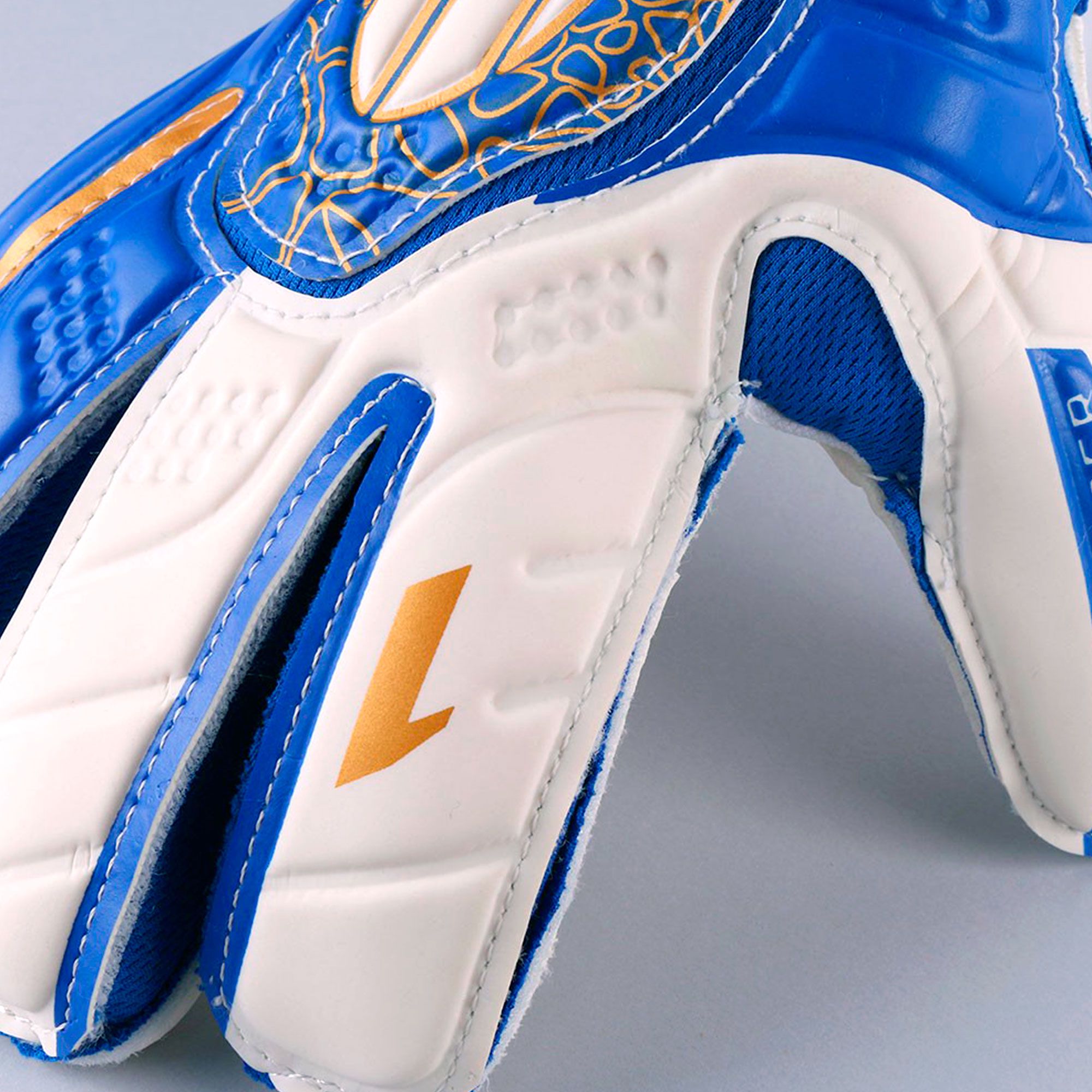 Guantes ONE Flat High Blue Azul - Fútbol Factory