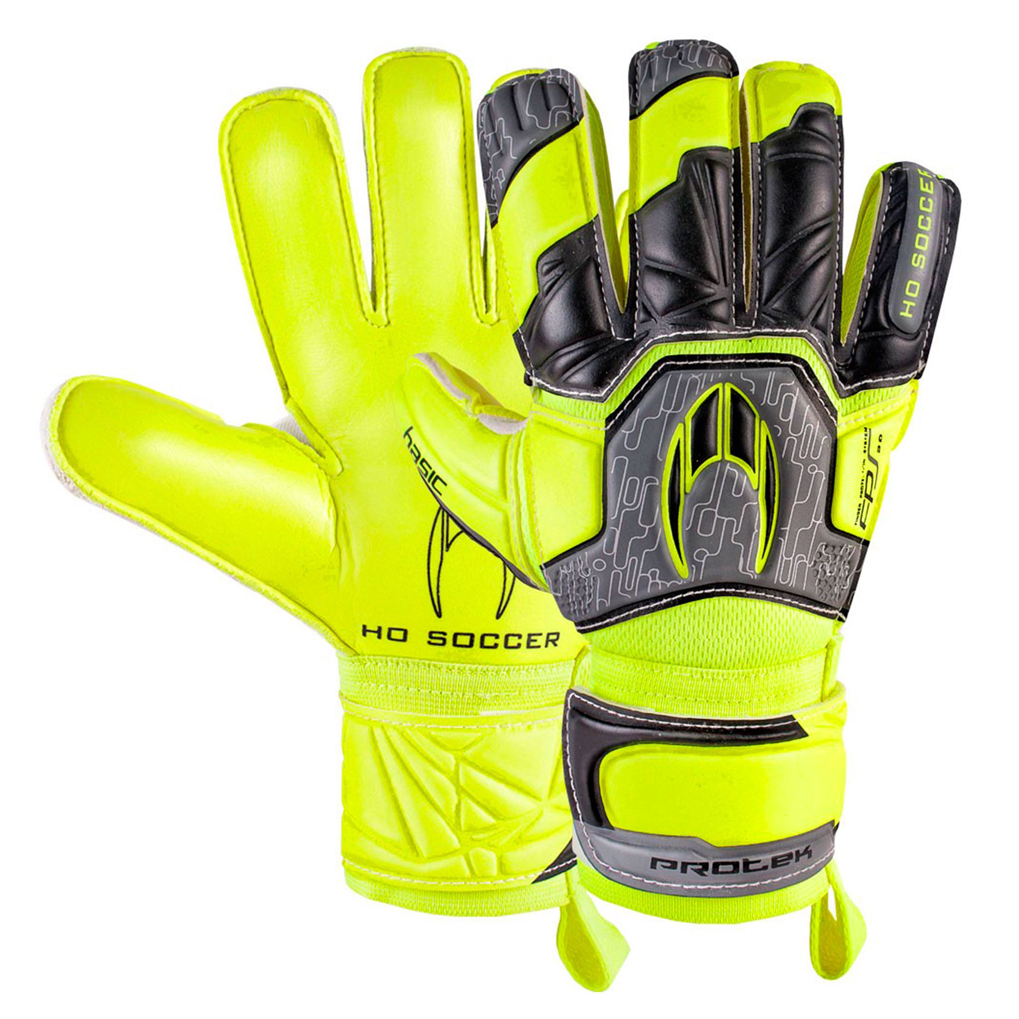 Guantes Basic Protek Flat Power Lime Junior Lima - Fútbol Factory