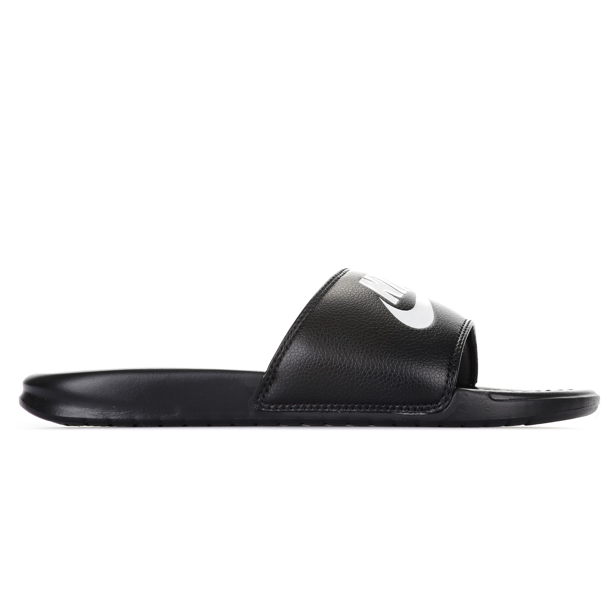 Chanclas Benassi JDI Negro - Fútbol Factory