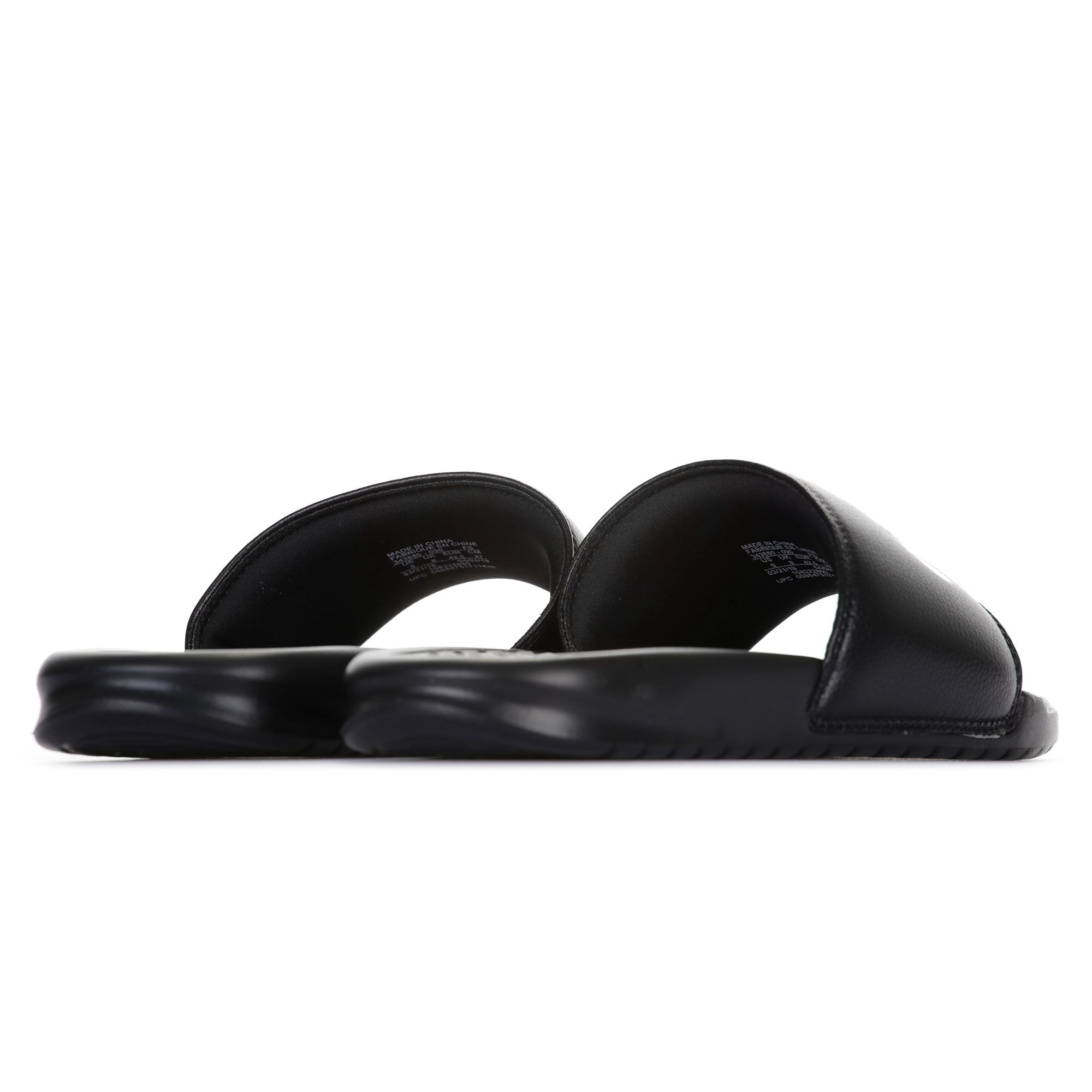 Chanclas Benassi JDI Negro - Fútbol Factory
