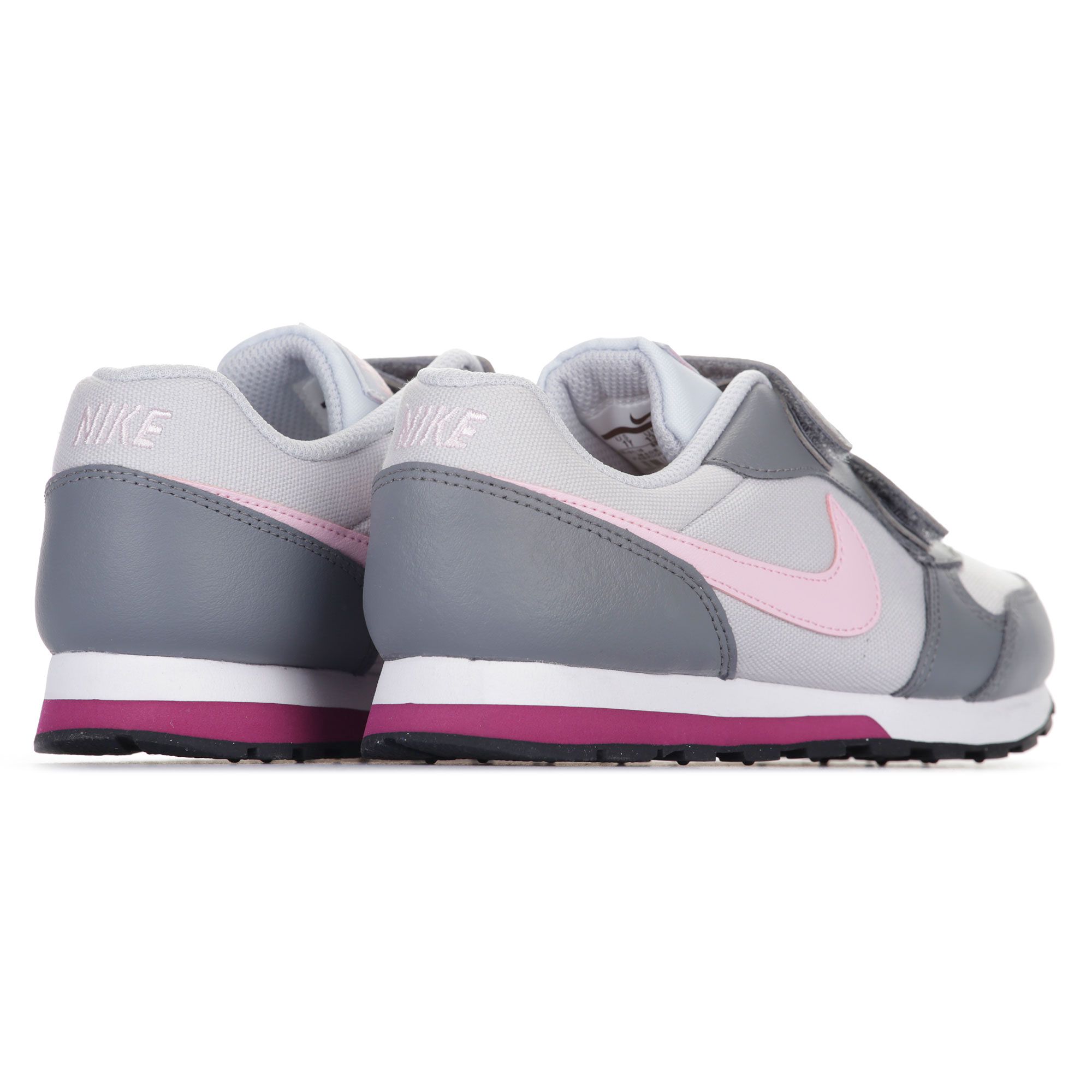 Zapatillas MD Runner 2 Velcro Junior Gris - Fútbol Factory