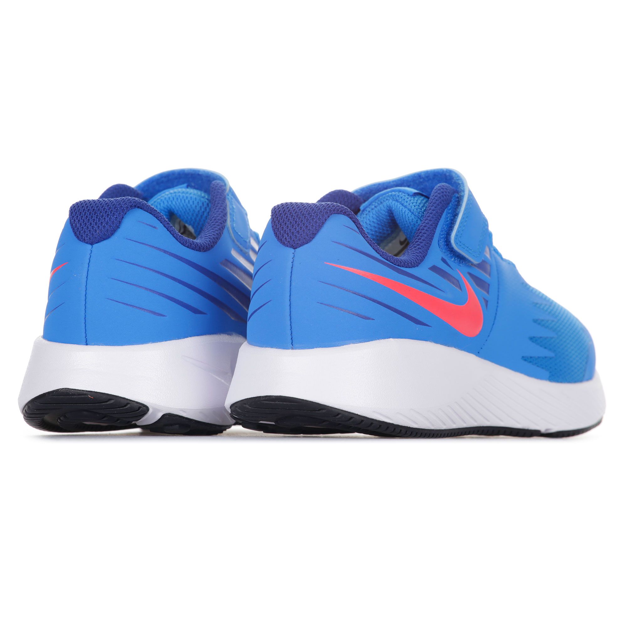 Zapatillas de Paseo Star Runner Velcro Junior Azul - Fútbol Factory