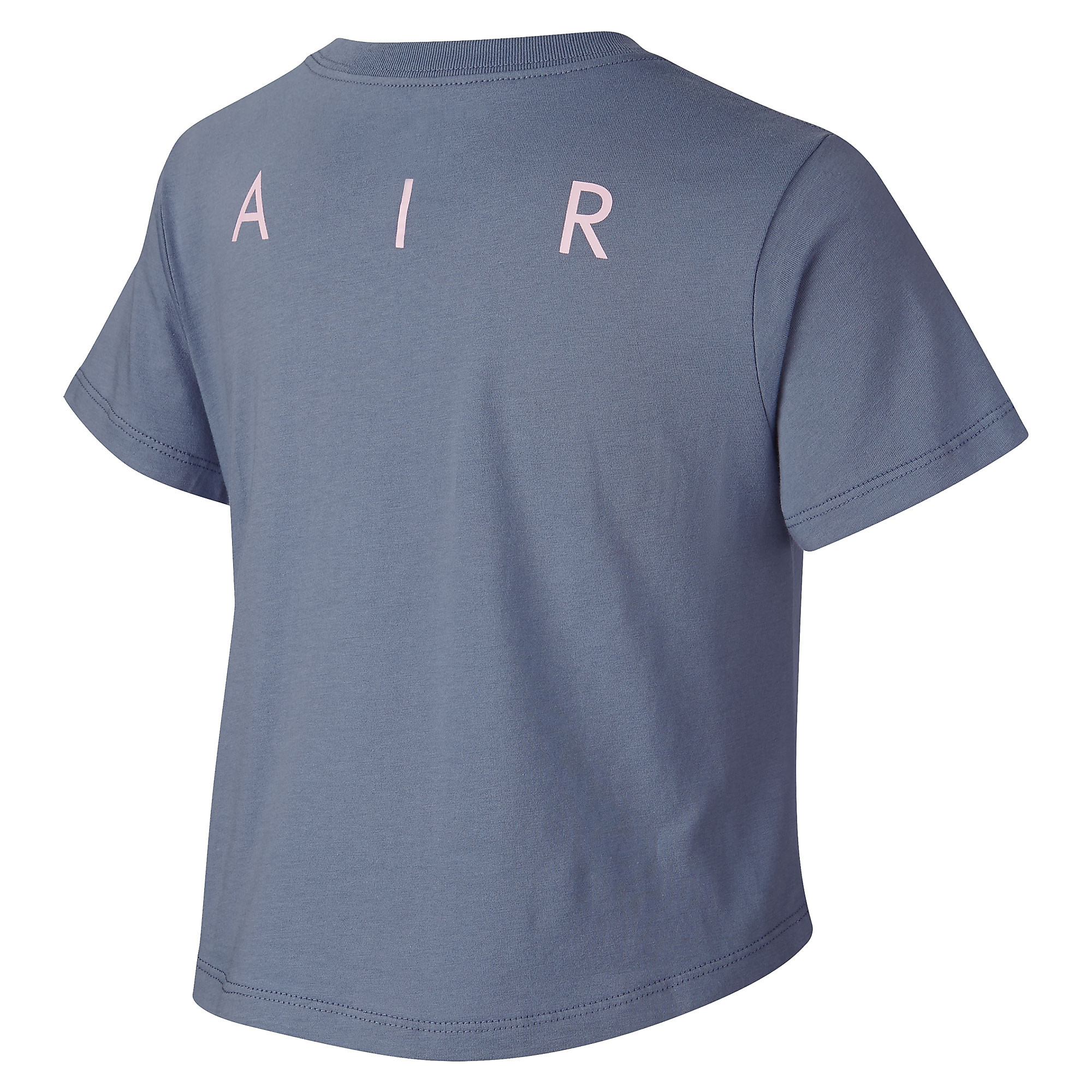 Camiseta Nike Air Cropped Junior Gris Rosa - Fútbol Factory