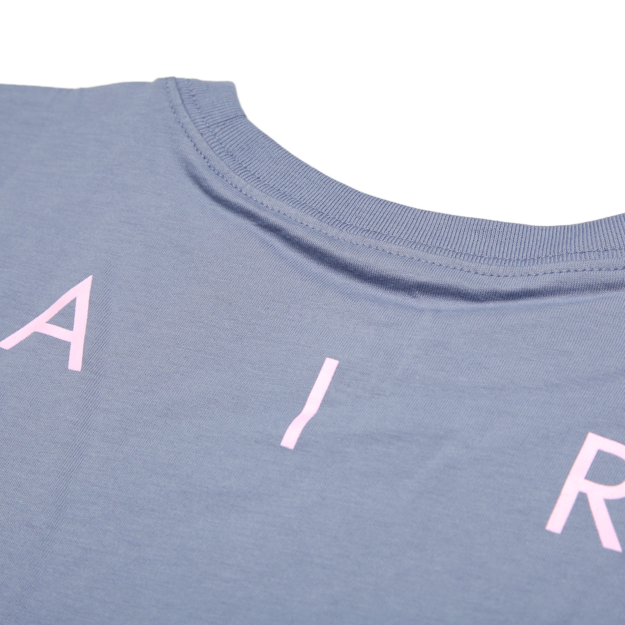 Camiseta Nike Air Cropped Junior Gris Rosa - Fútbol Factory