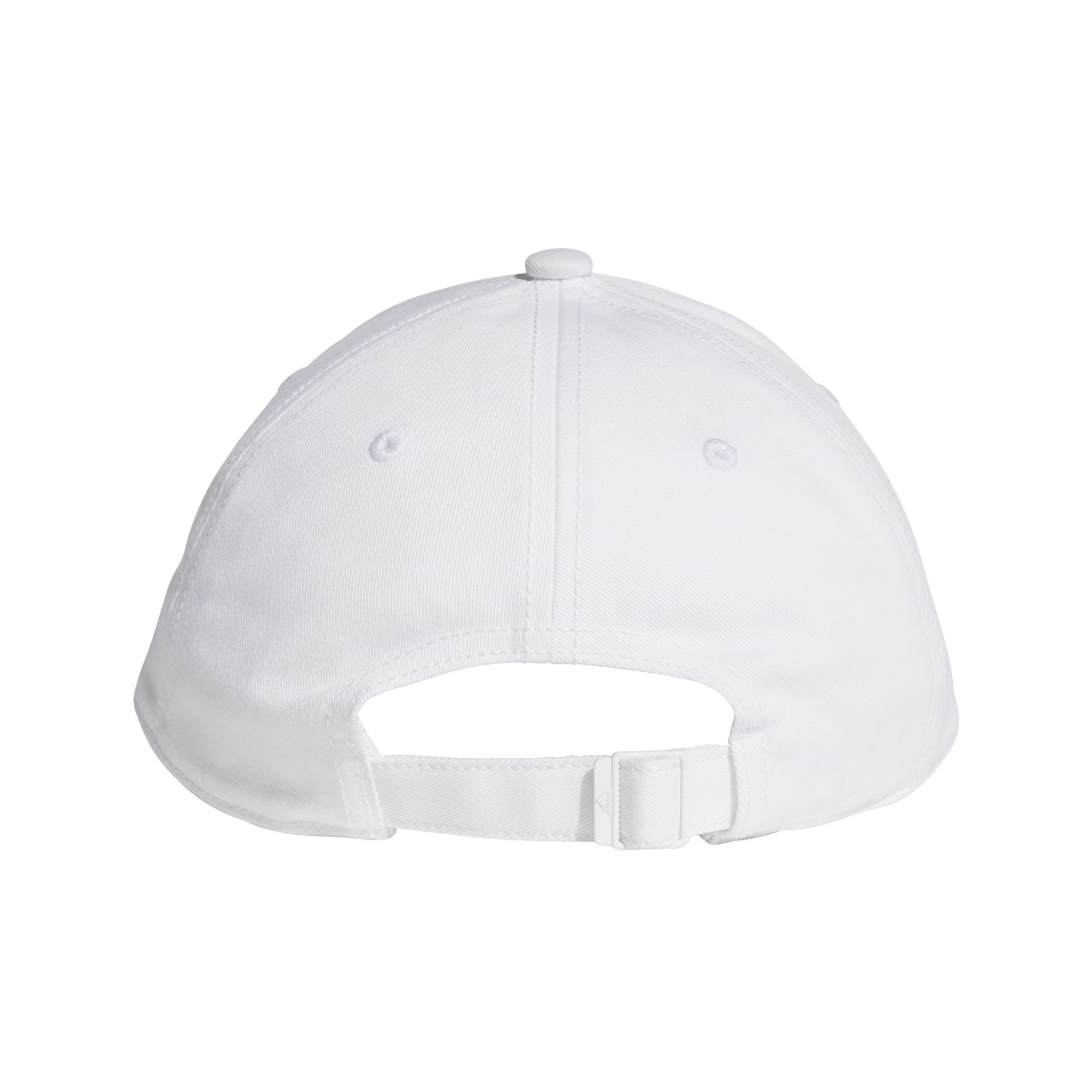 Gorra Six-Panel Classic Tres Bandas Blanco Negro - Fútbol Factory