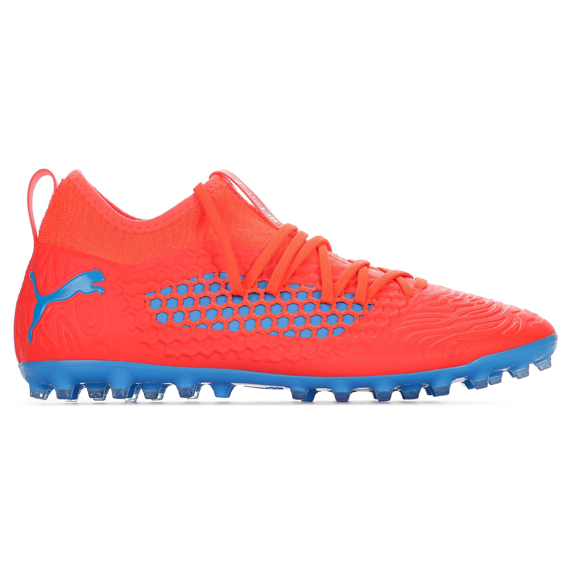 Botas de Fútbol Future 19.3 NETFIT MG Rojo Azul - Fútbol Factory