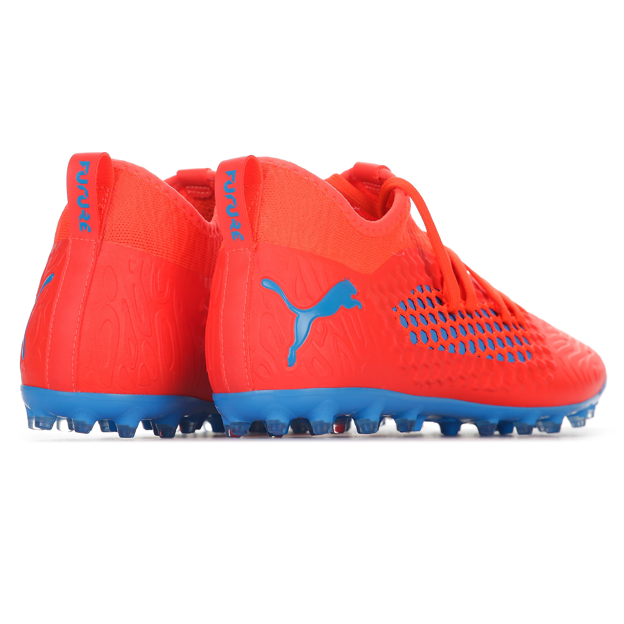 Botas de Fútbol Future 19.3 NETFIT MG Rojo Azul - Fútbol Factory