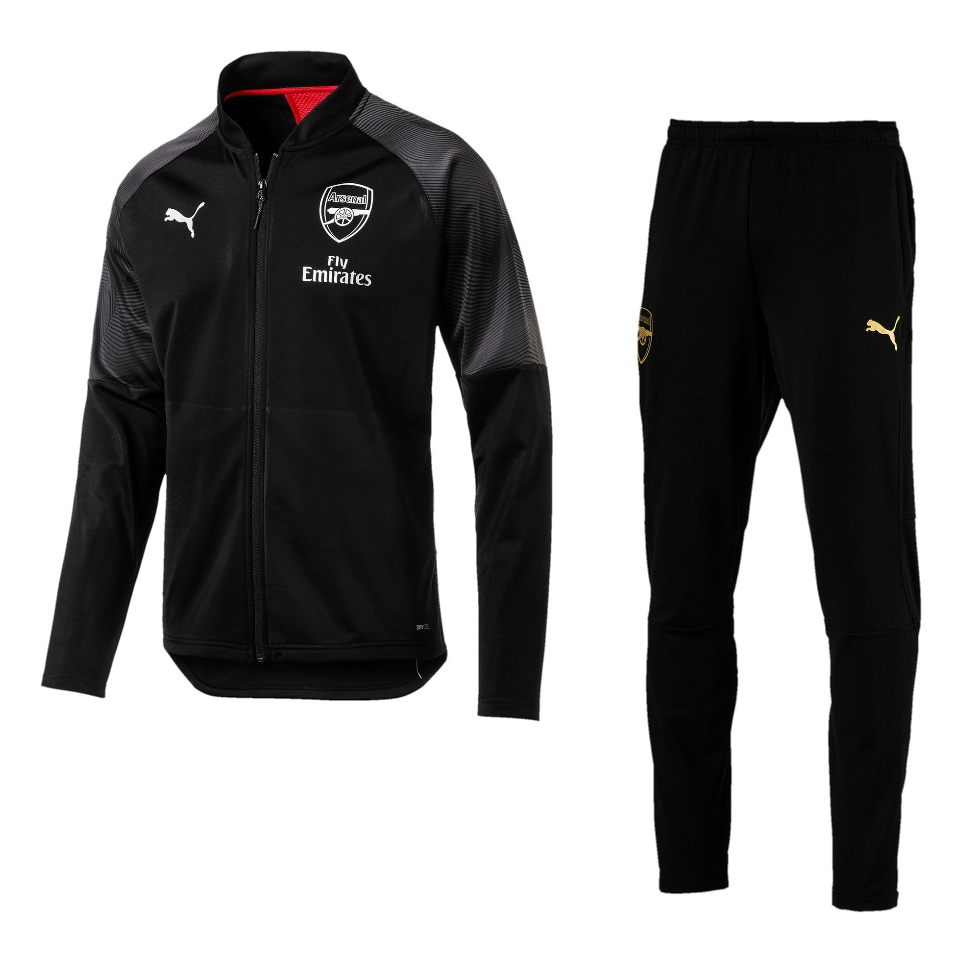 Chándal de Training Arsenal FC 2018/2019 Negro - Fútbol Factory