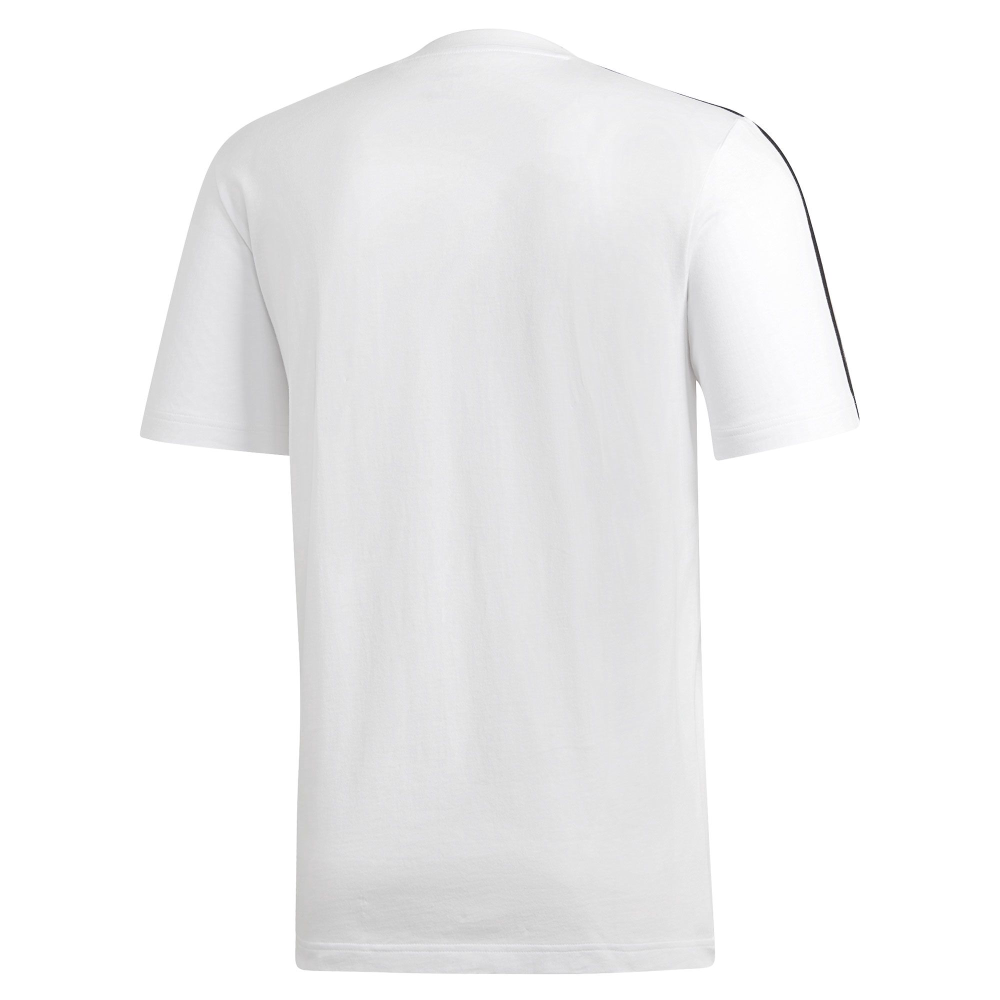 Camiseta Essentials Tres Bandas Blanco - Fútbol Factory