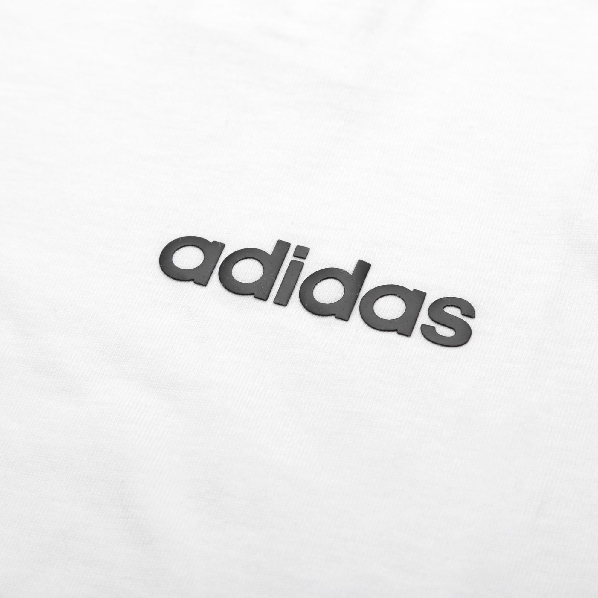 Camiseta Essentials Tres Bandas Blanco - Fútbol Factory