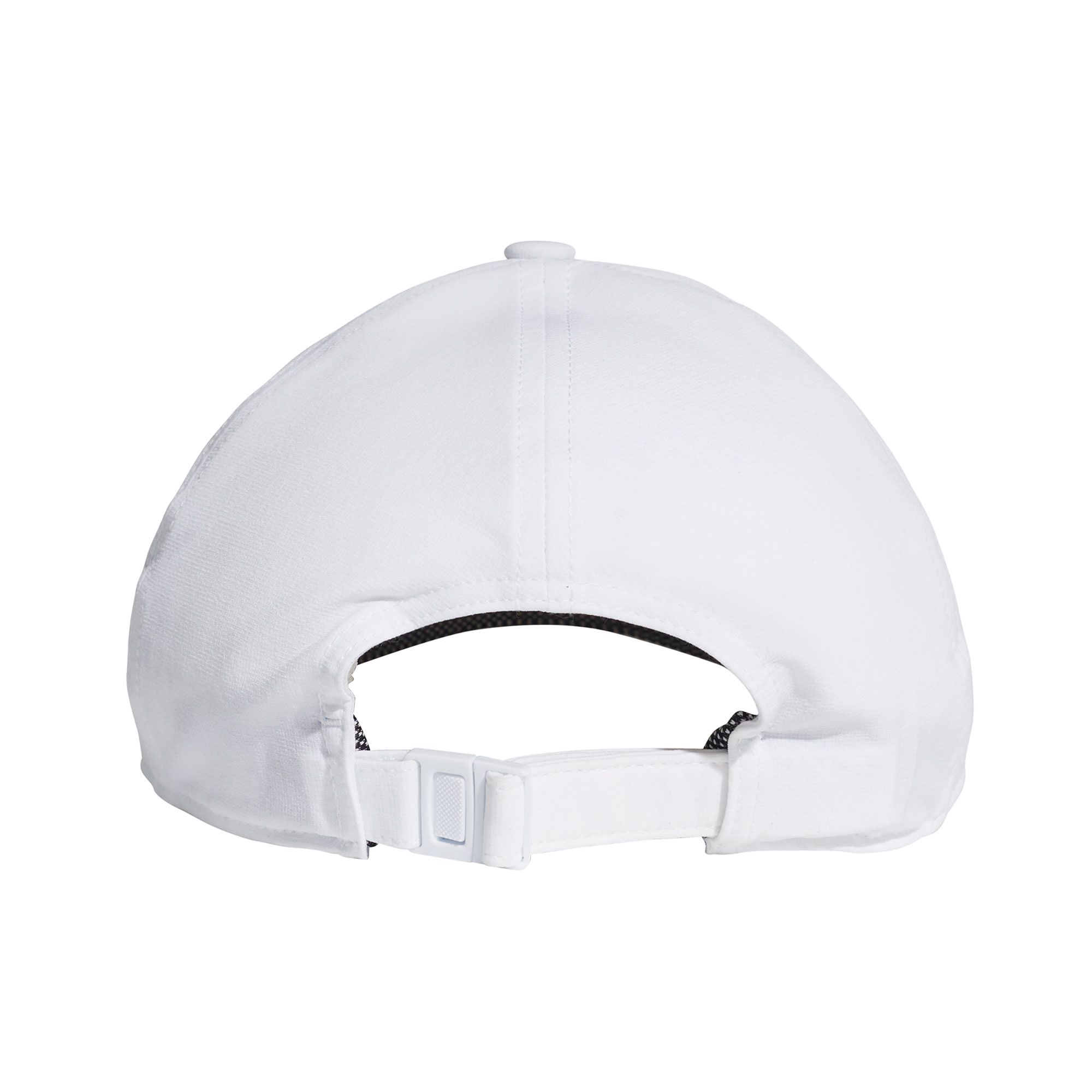 Gorra C40 3 Bandas Climalite Blanco Negro - Fútbol Factory