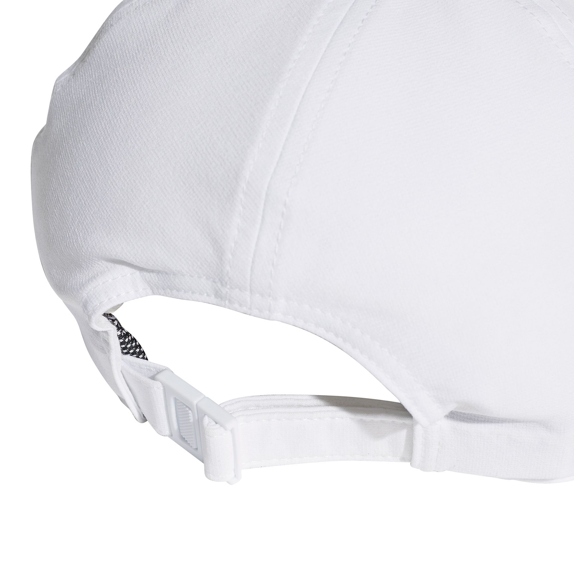 Gorra C40 3 Bandas Climalite Blanco Negro - Fútbol Factory