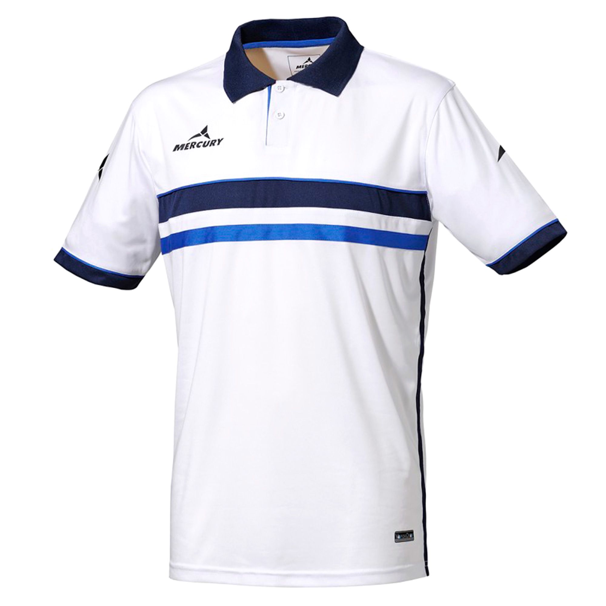 Polo de Paseo Premium Blanco Azul - Fútbol Factory