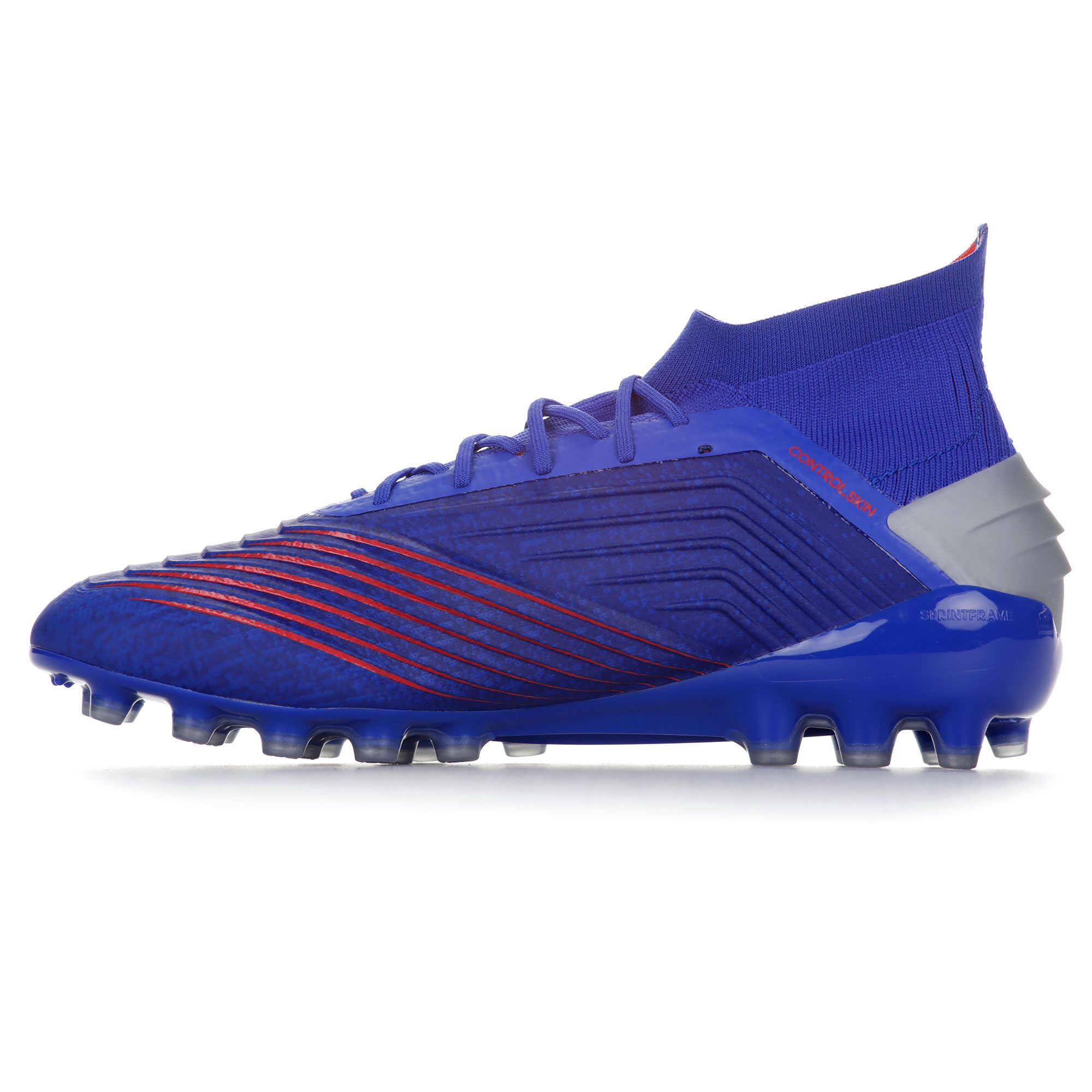 Botas de Fútbol Predator 19.1 AG Azul Plata - Fútbol Factory