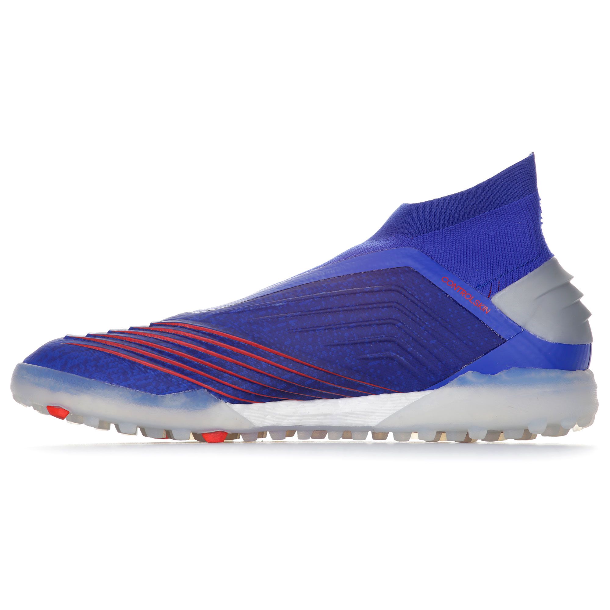 Botas de Fútbol Predator Tango 19+ Multitaco Azul Plata - Fútbol Factory