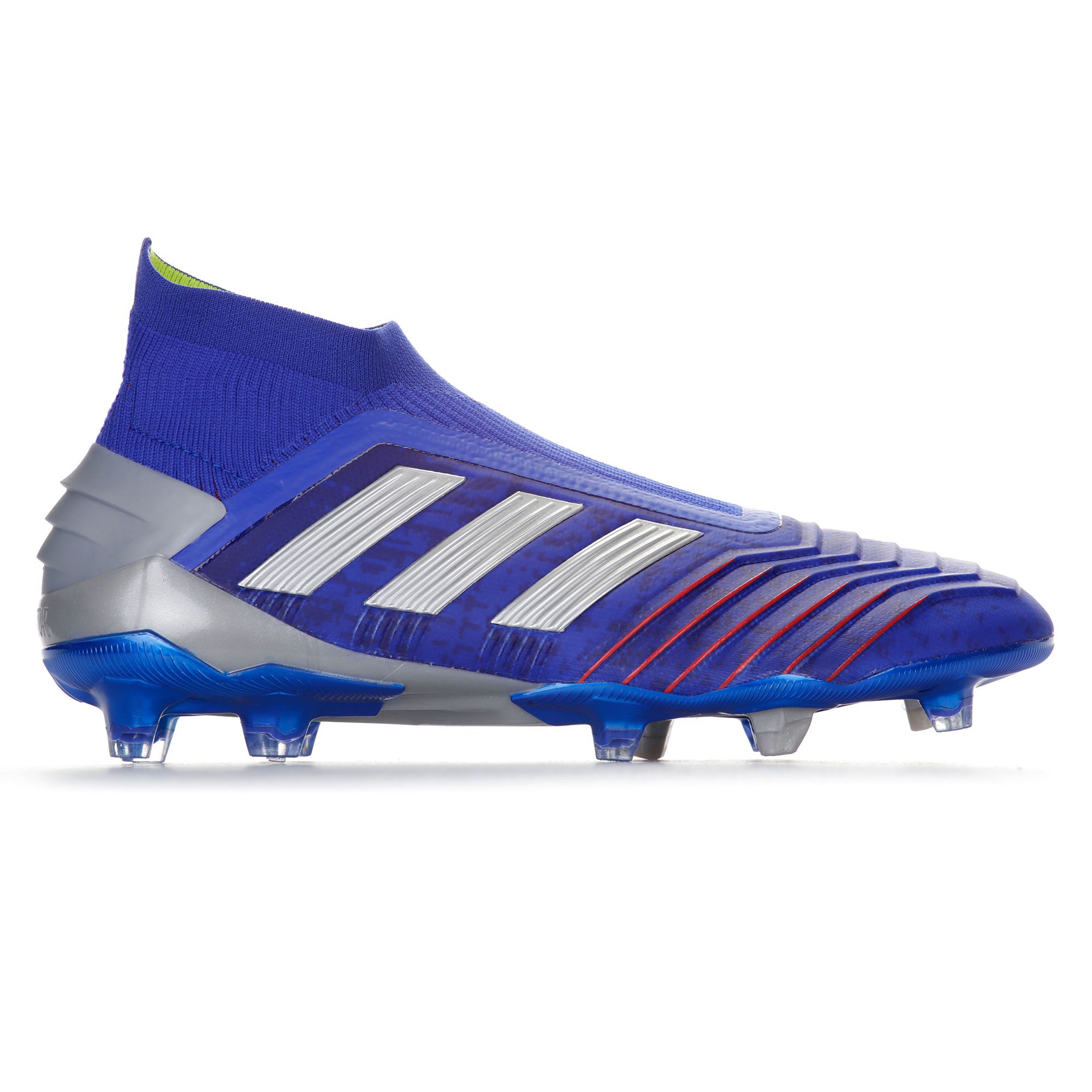 Botas de Fútbol Predator 19+ FG Azul Plata - Fútbol Factory