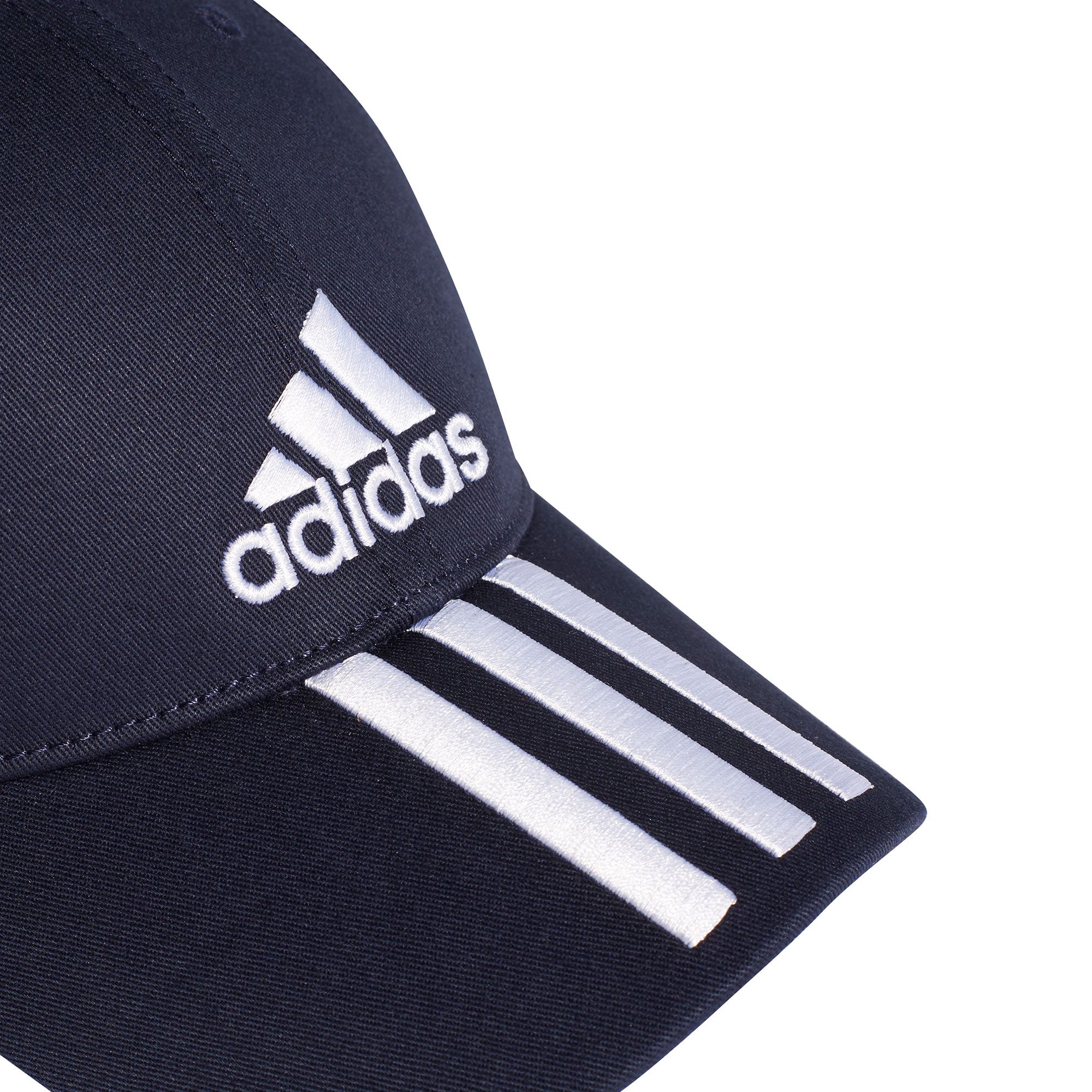 Gorra Six-Panel Classic Tres Bandas Marino Blanco - Fútbol Factory