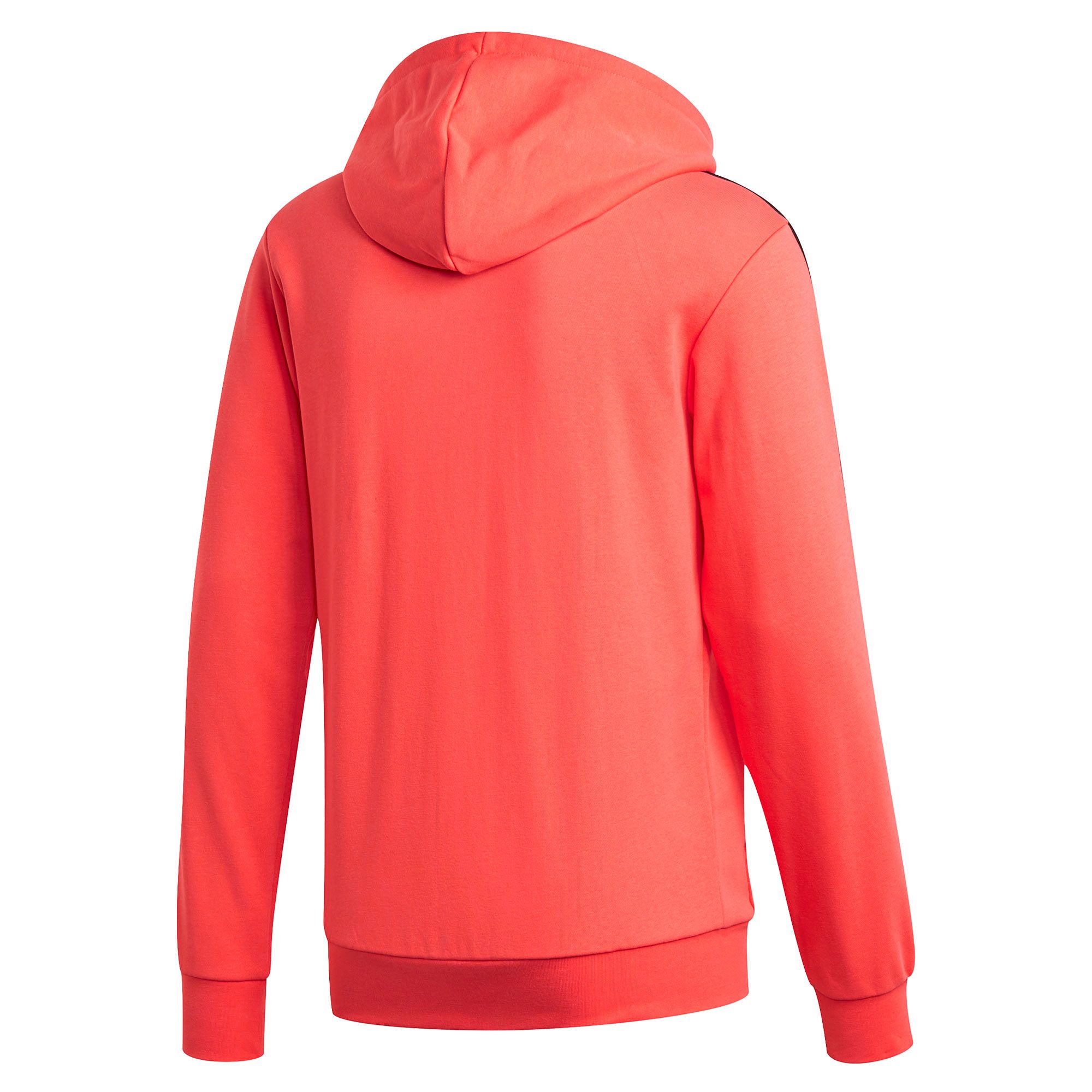 Chaqueta con Capucha de Paseo Essentials Tres Bandas Rojo - Fútbol Factory