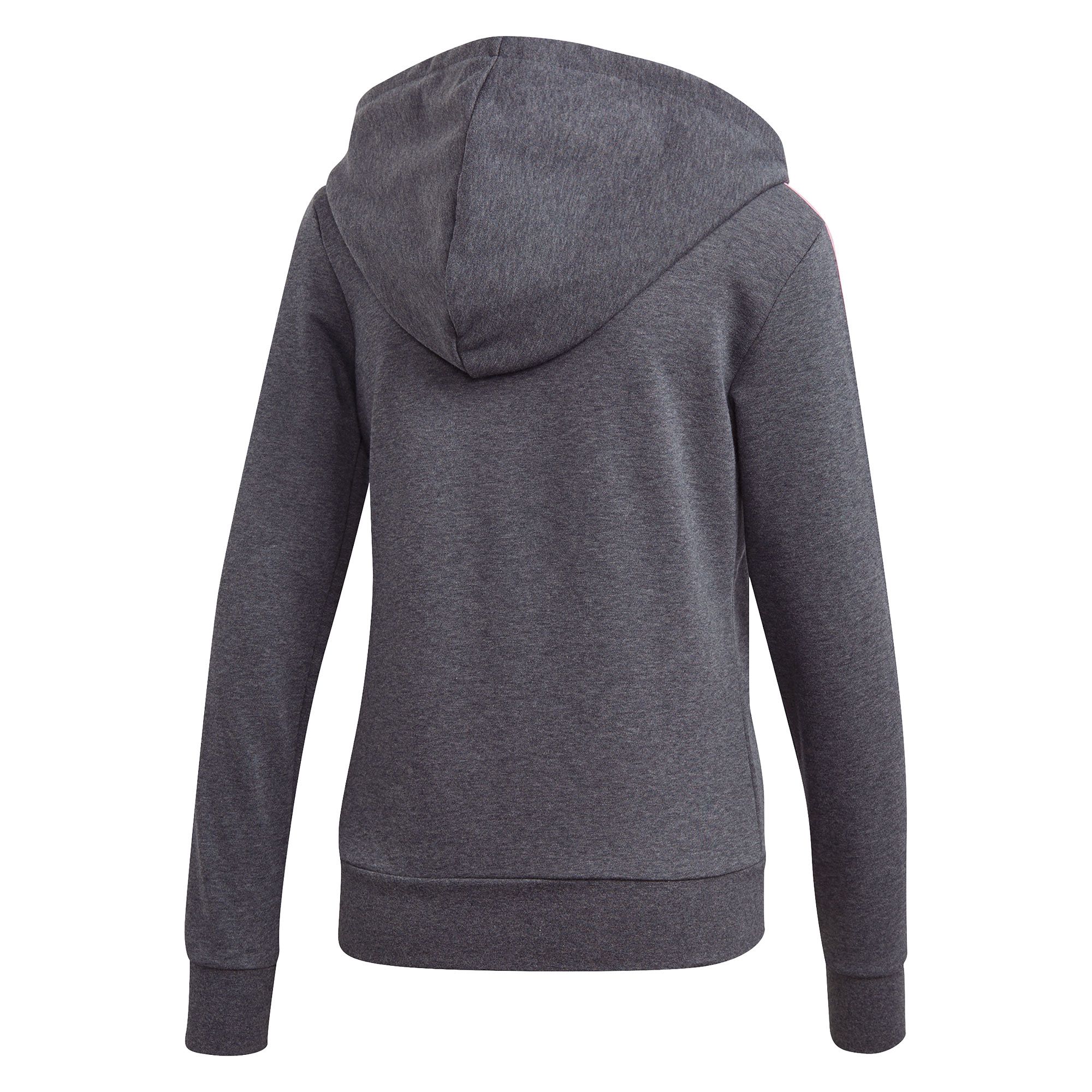 Chaqueta de Paseo Essentials 3 Bandas Mujer Gris Rosa - Fútbol Factory