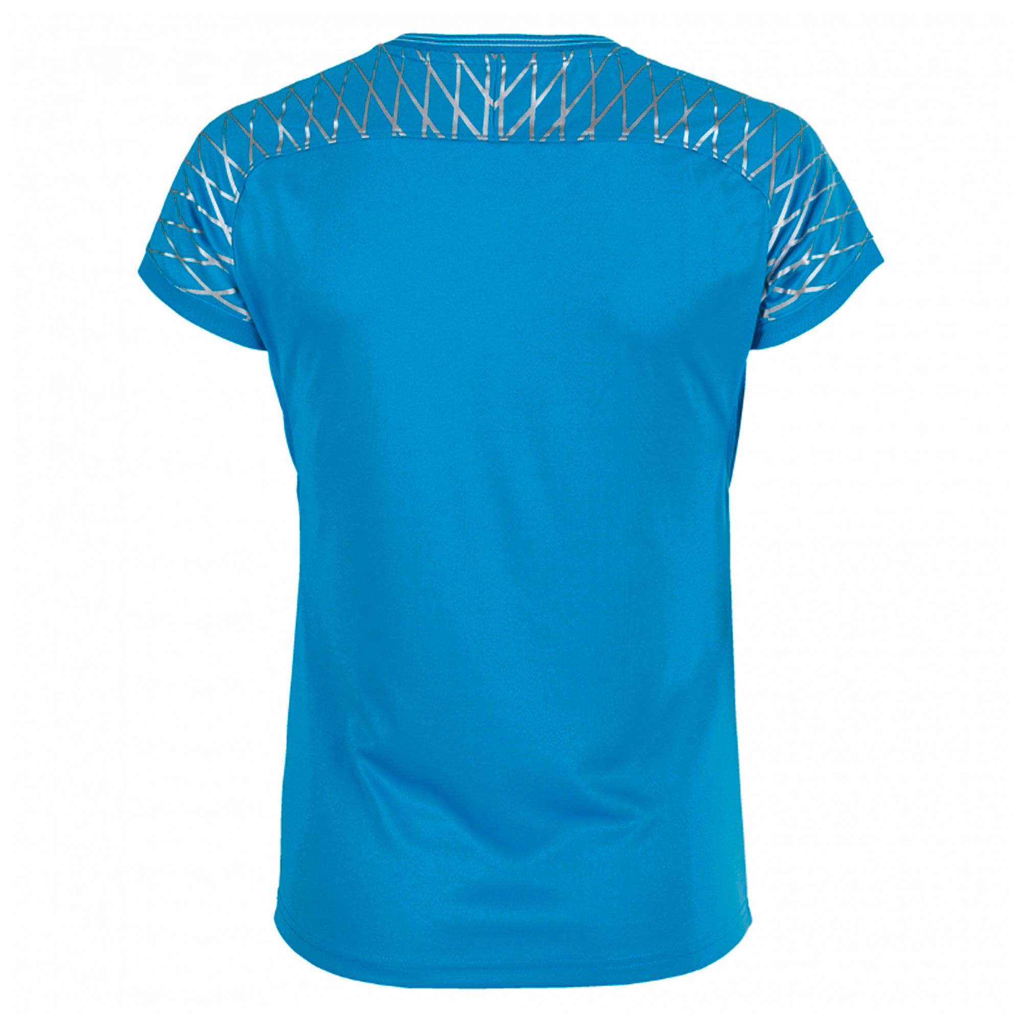 Camiseta de Running Open Flash Mujer Azul - Fútbol Factory