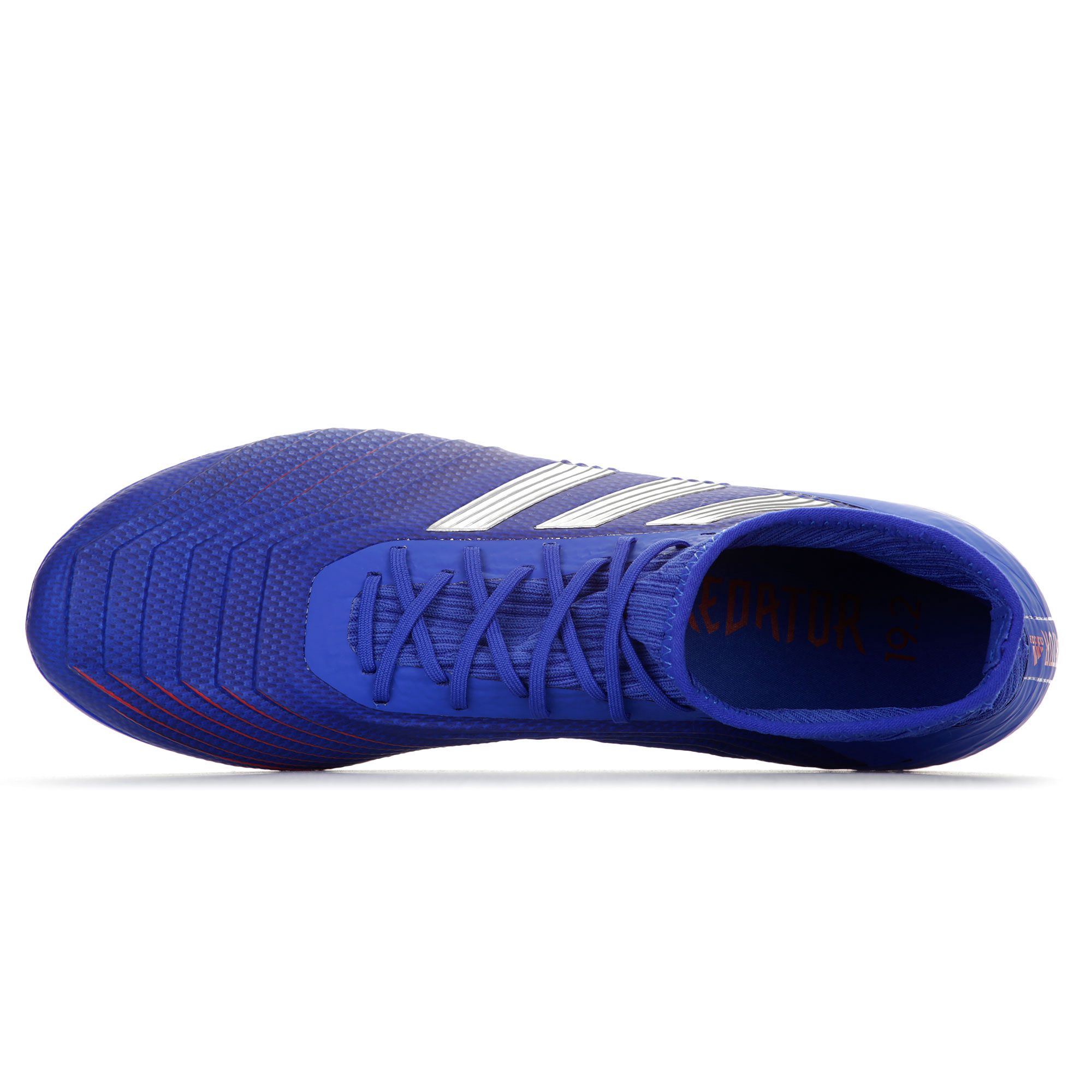 Botas de Fútbol Predator 19.2 FG Azul Plata - Fútbol Factory
