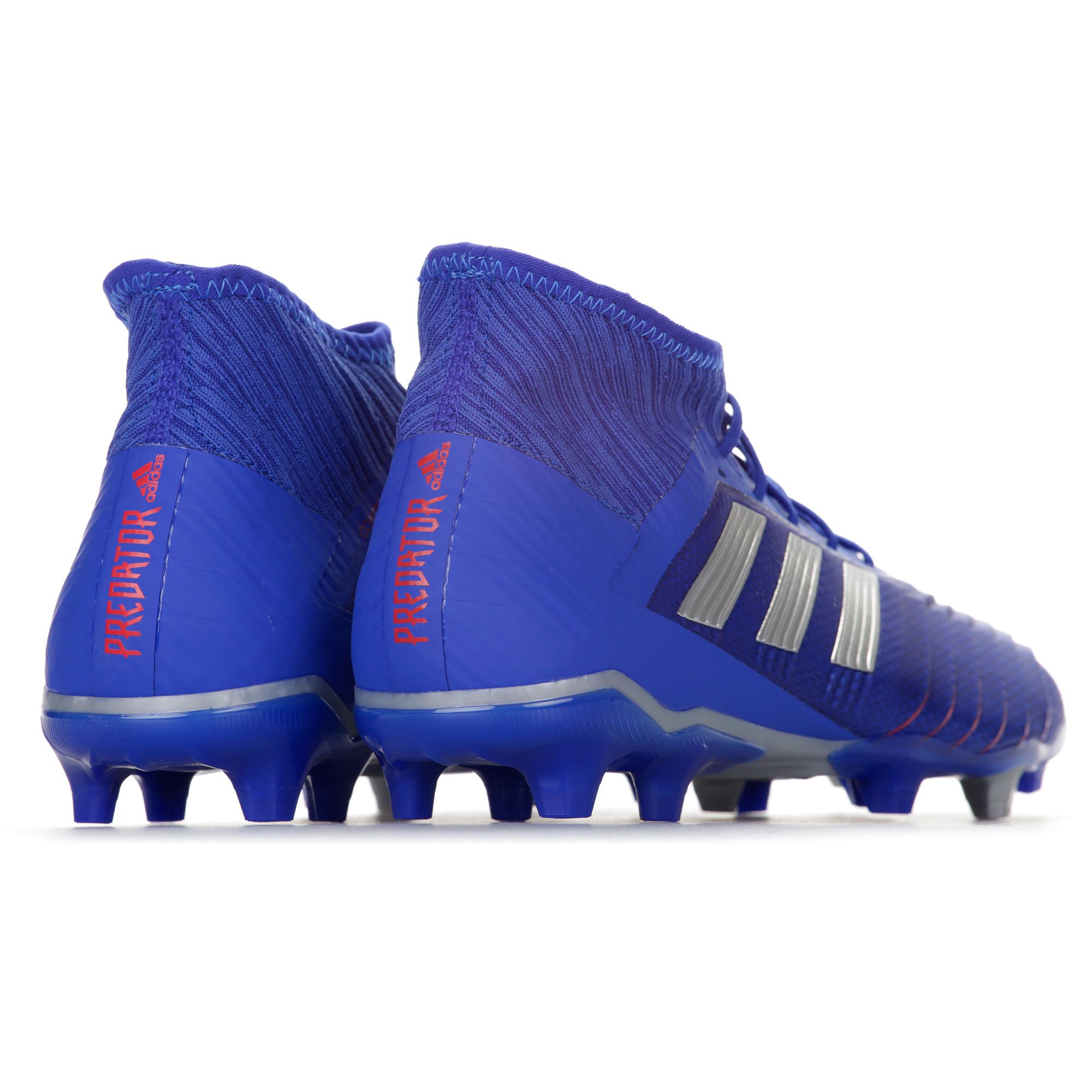 Botas de Fútbol Predator 19.2 FG Azul Plata - Fútbol Factory
