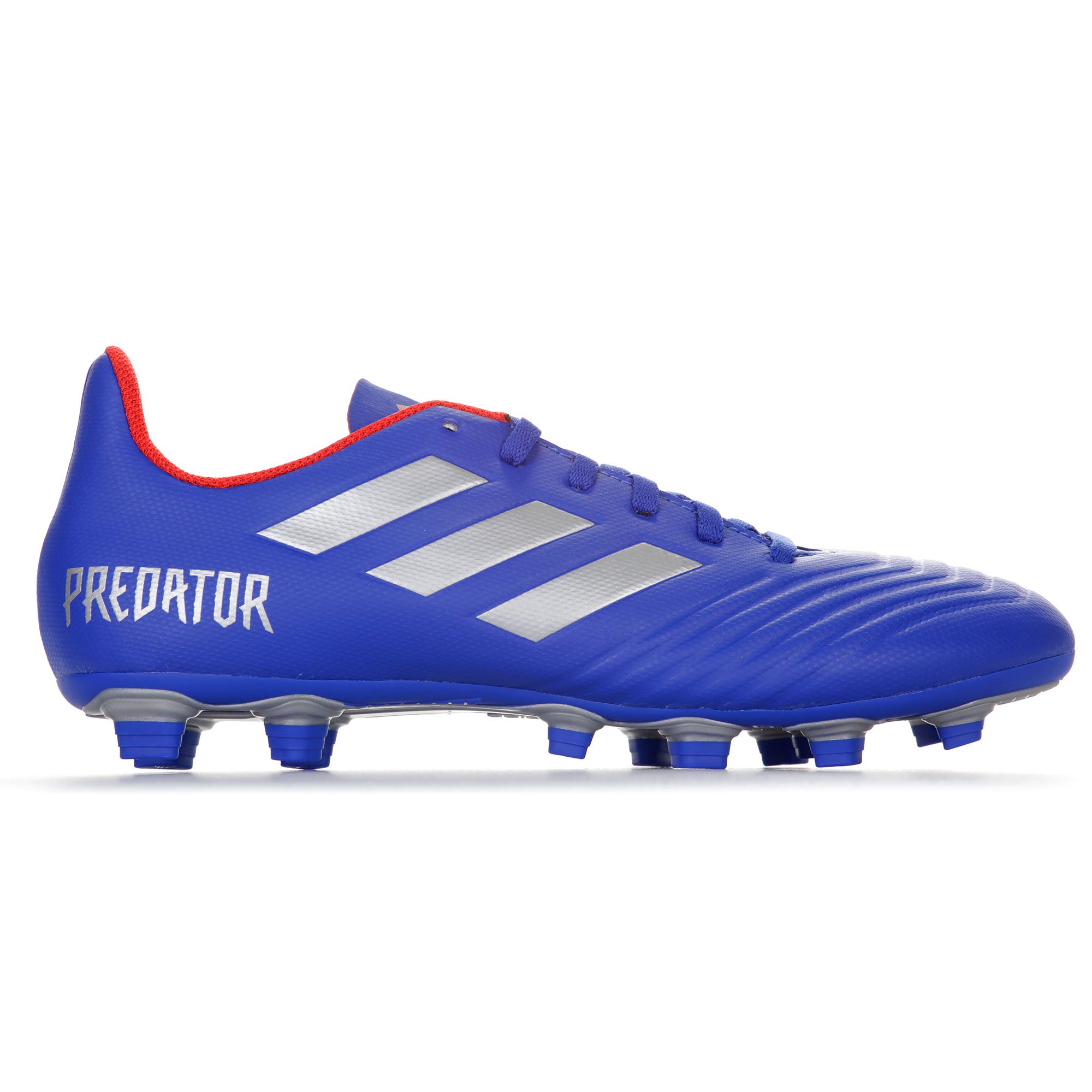 Botas de Fútbol Predator 19.4 FxG Azul Plata - Fútbol Factory