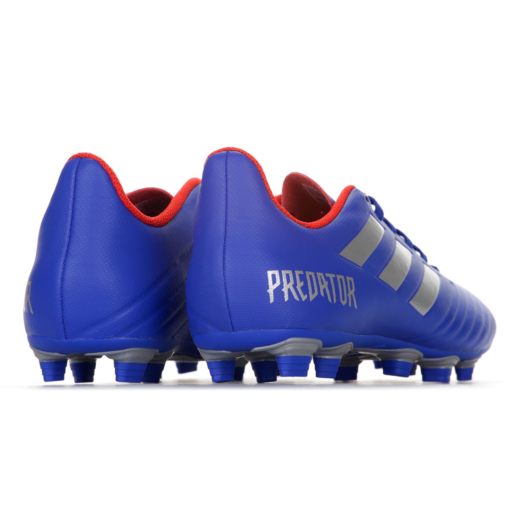 Botas de Fútbol Predator 19.4 FxG Azul Plata - Fútbol Factory