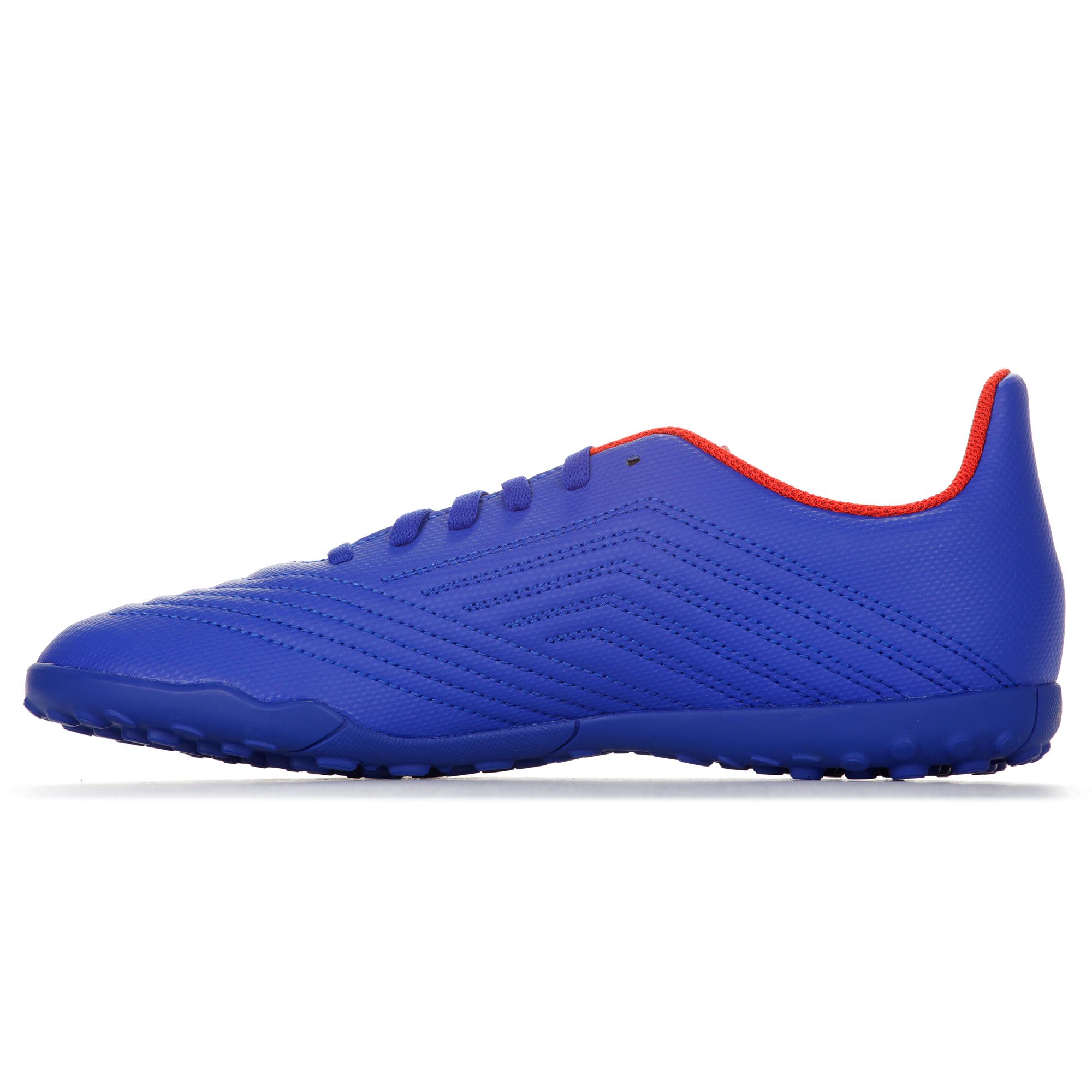 Botas de Fútbol Predator Tango 19.4 Multitaco Junior Azul Plata - Fútbol Factory