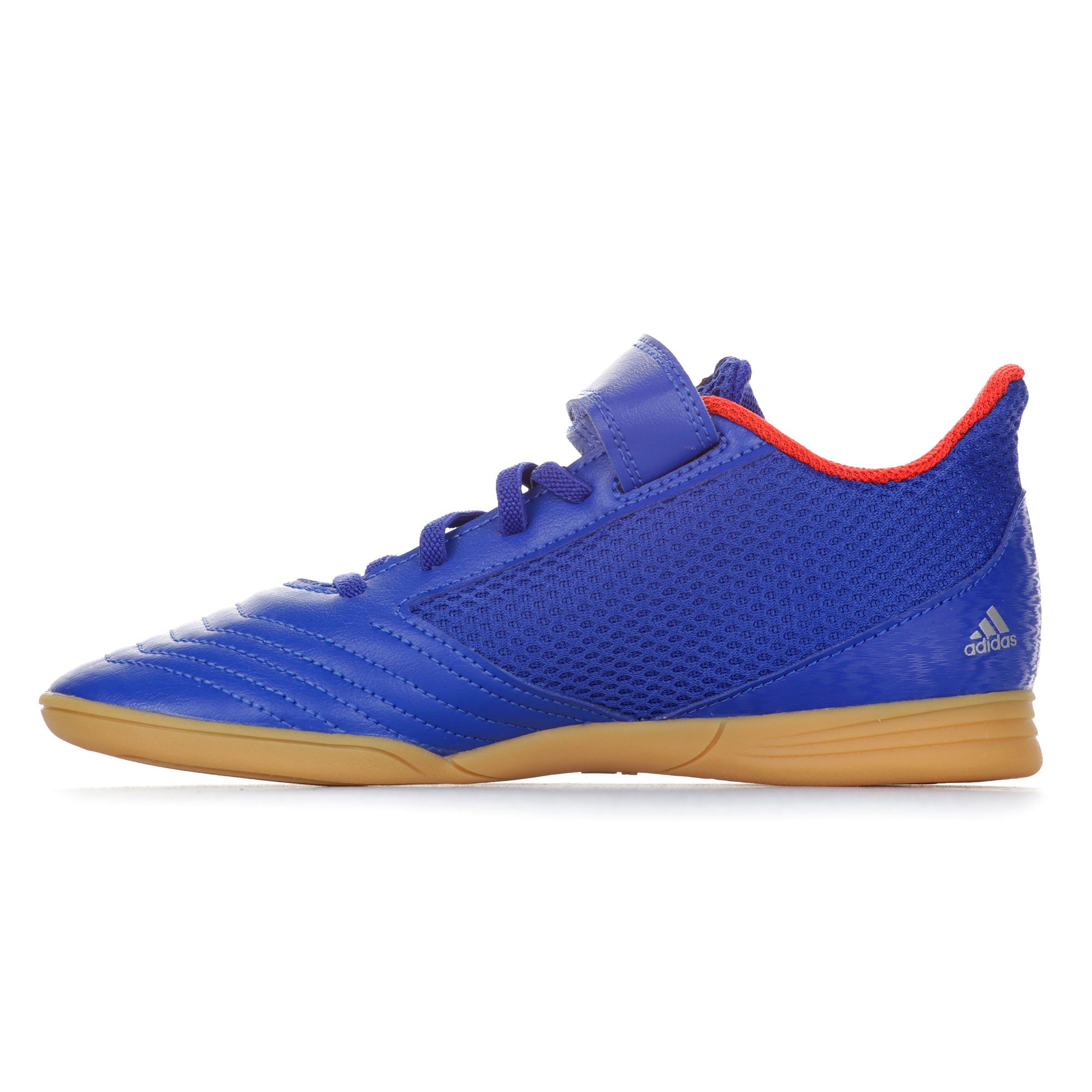 Zapatillas de Fútbol Sala Predator Sala 19.4 IN Velcro Junior Azul Plata - Fútbol Factory