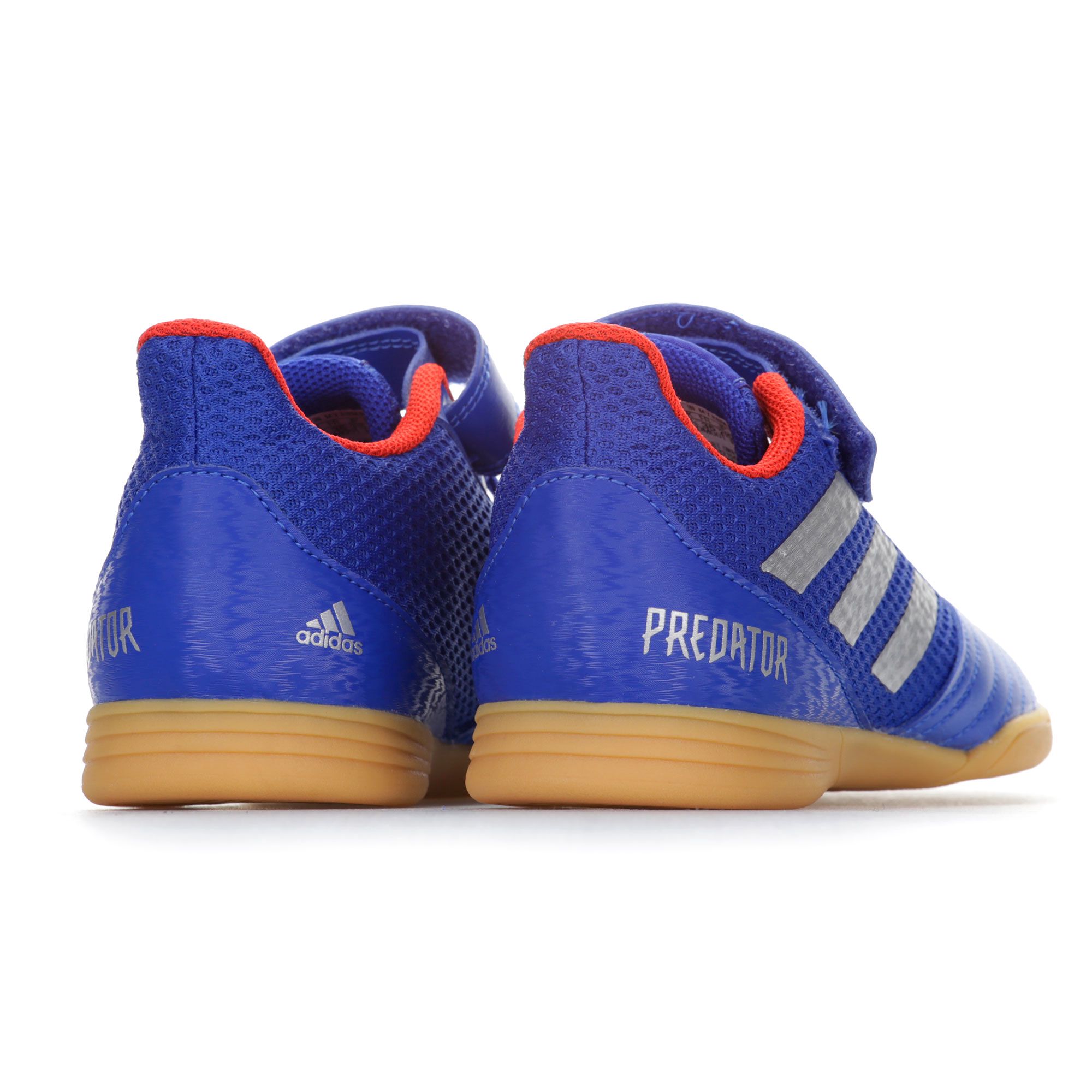 Zapatillas de Fútbol Sala Predator Sala 19.4 IN Velcro Junior Azul Plata - Fútbol Factory