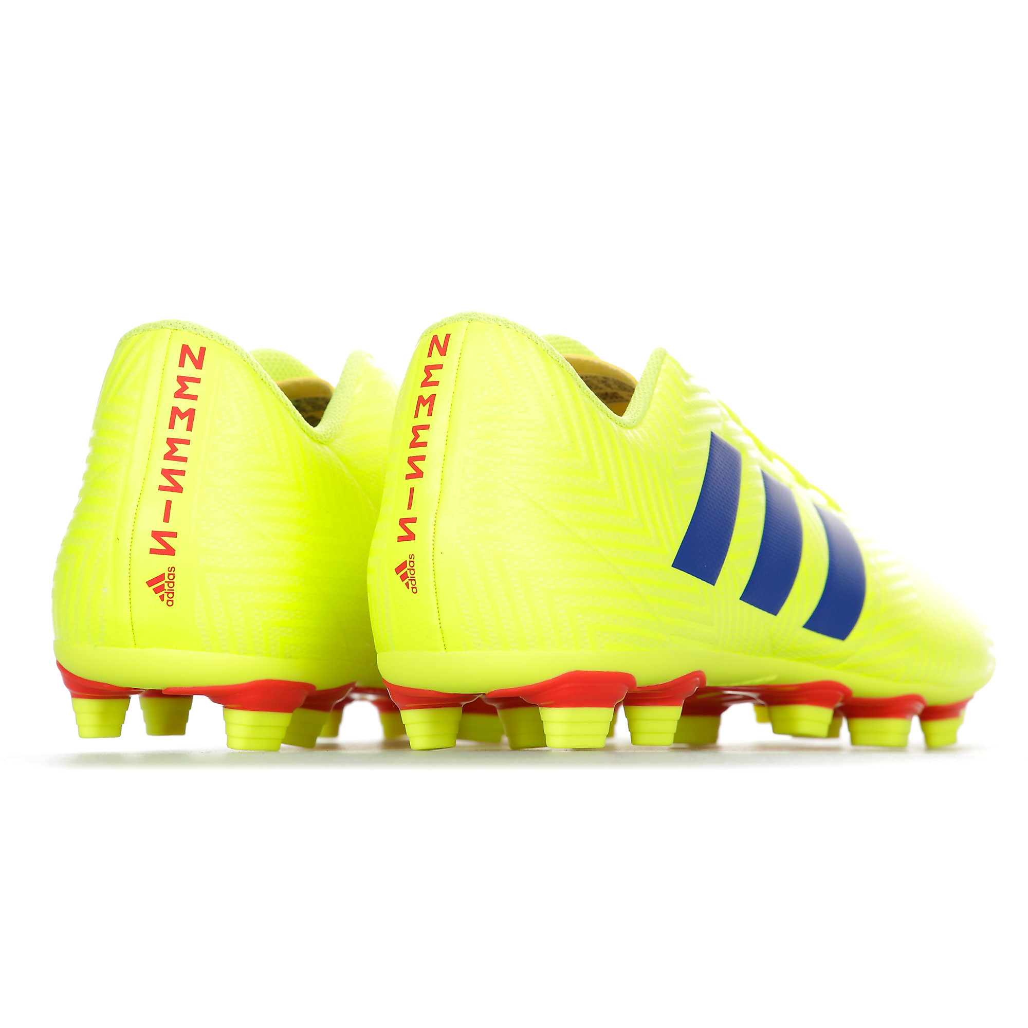 Botas de Fútbol Nemeziz 18.4 FxG Amarillo Fluor - Fútbol Factory