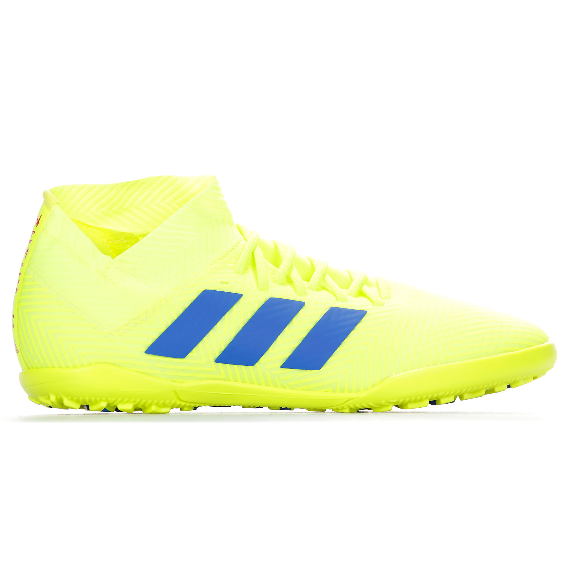 Botas de Fútbol Nemeziz Messi 18.3 Multitaco Junior Amarillo Fluor - Fútbol Factory