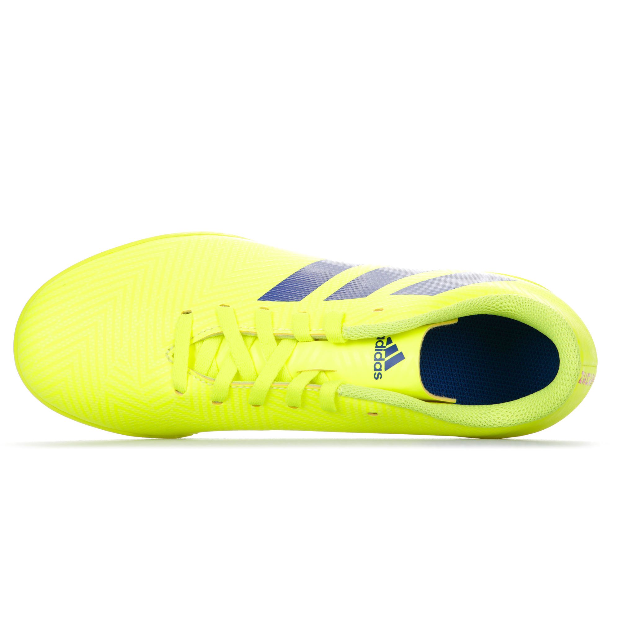 Botas de Fútbol Nemeziz 18.4 Multitaco Junior Amarillo Fluor - Fútbol Factory