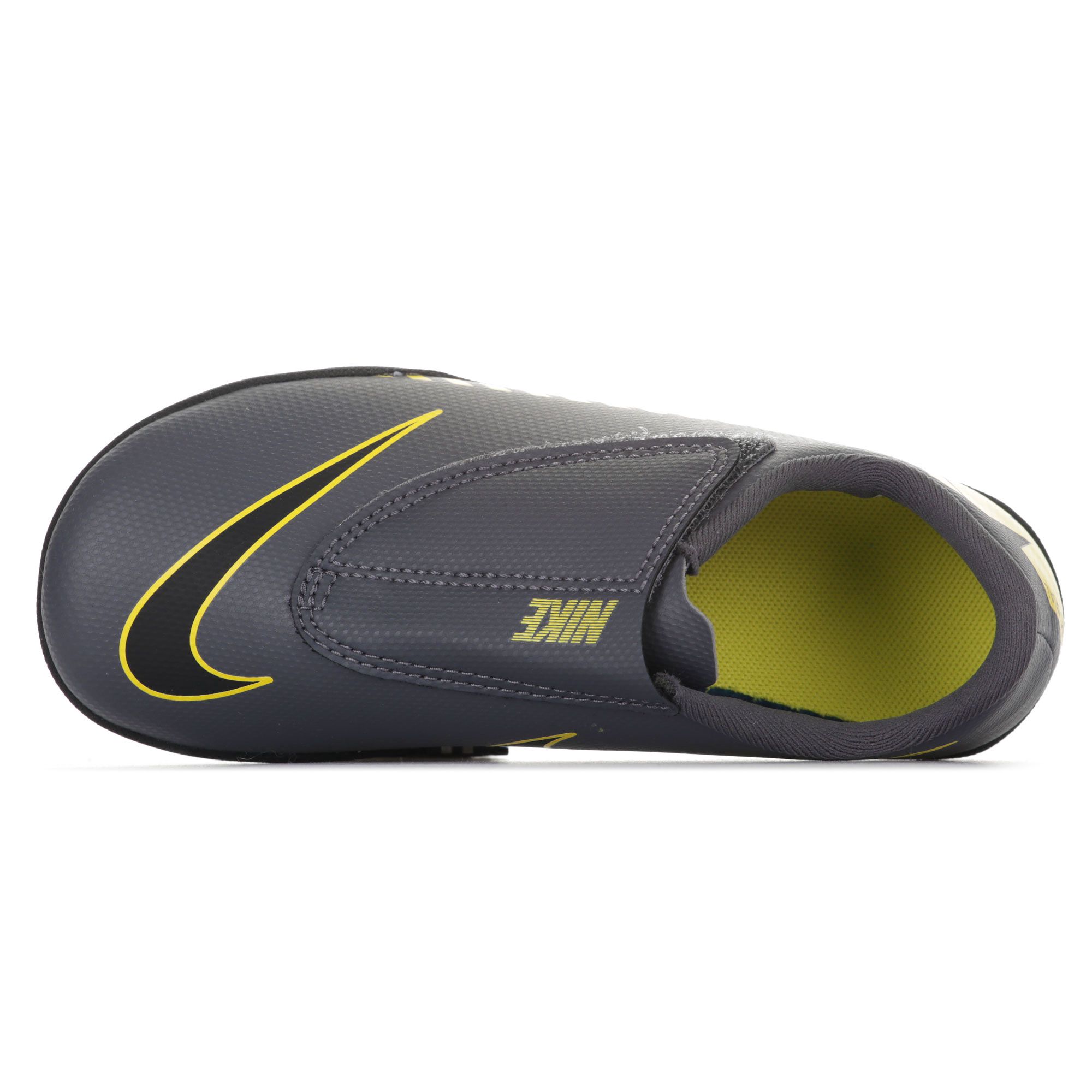 Zapatillas de fútbol sala Mercurial Vapor XII Club IC Infantil Gris Amarillo - Fútbol Factory