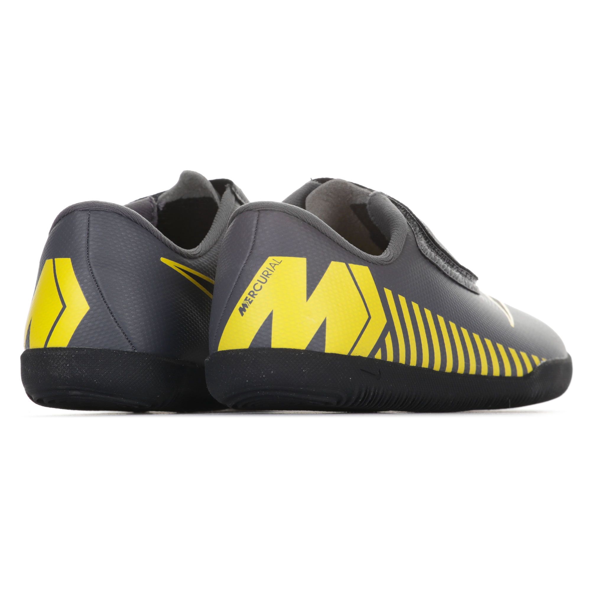 Zapatillas de fútbol sala Mercurial Vapor XII Club IC Infantil Gris Amarillo - Fútbol Factory