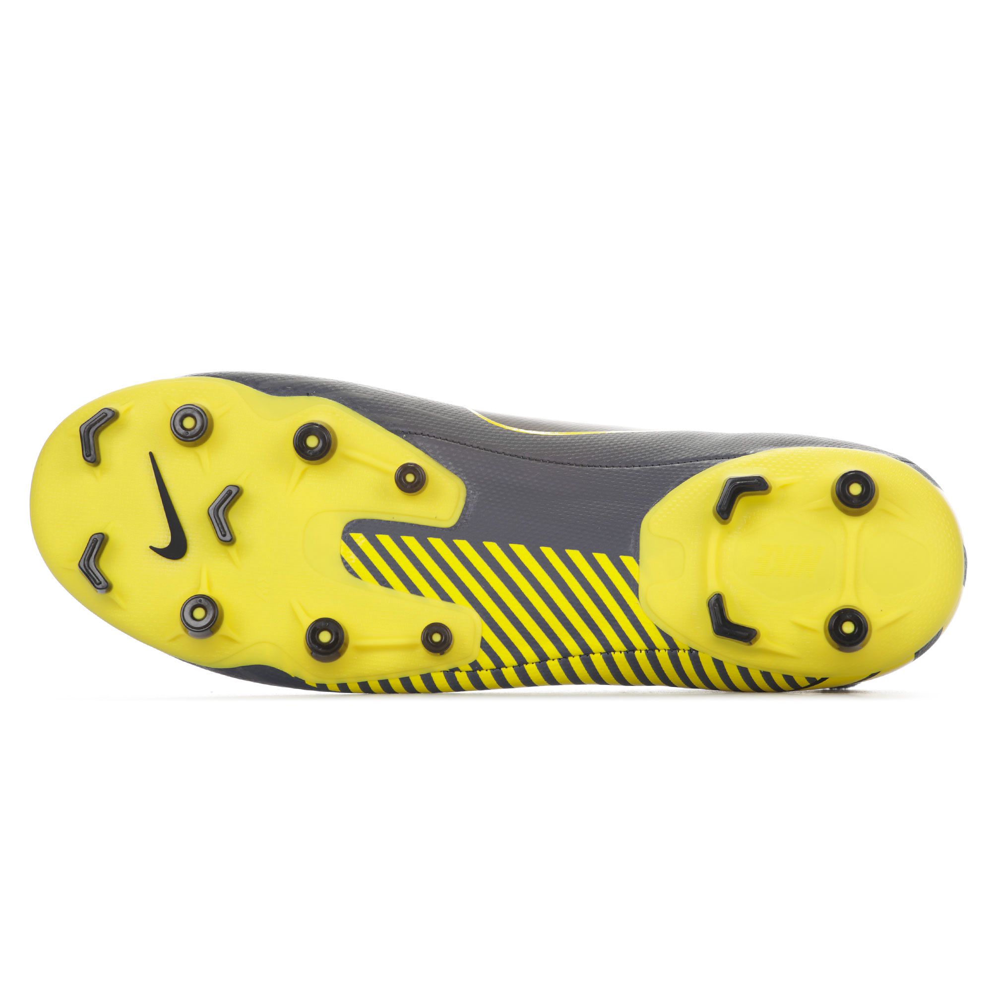 Botas de Fútbol Mercurial Superfly VI Academy MG Gris Amarillo - Fútbol Factory