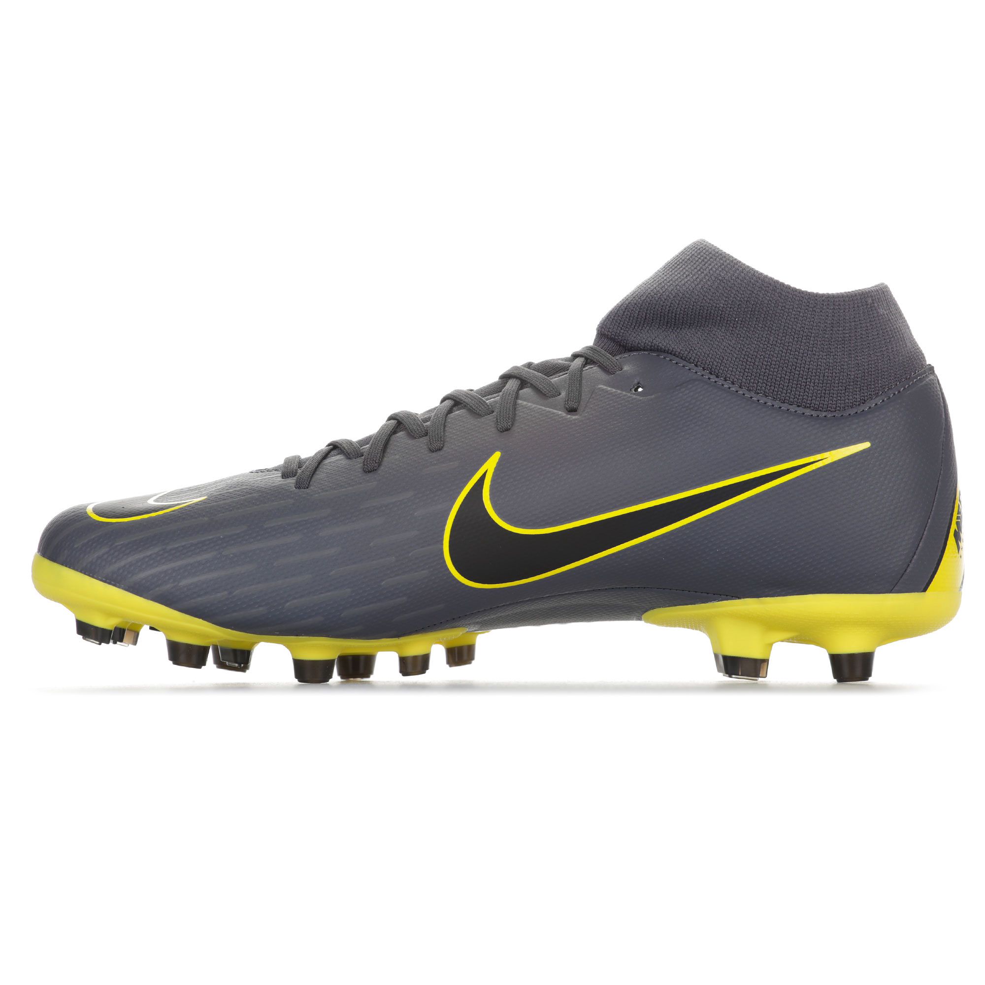 Botas de Fútbol Mercurial Superfly VI Academy MG Gris Amarillo - Fútbol Factory