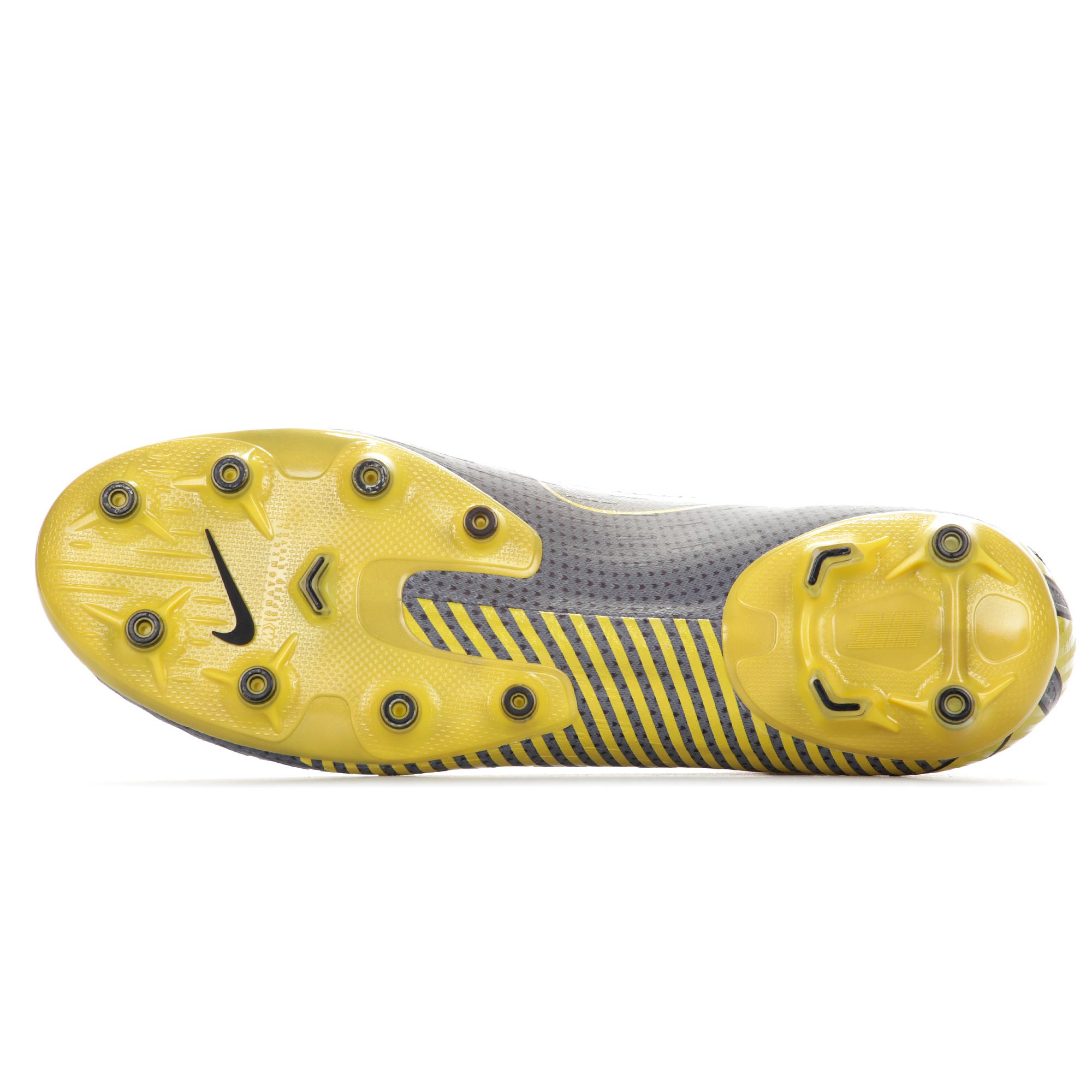 Botas de Fútbol Mercurial Superfly 360 Elite AG-Pro Gris Amarillo - Fútbol Factory