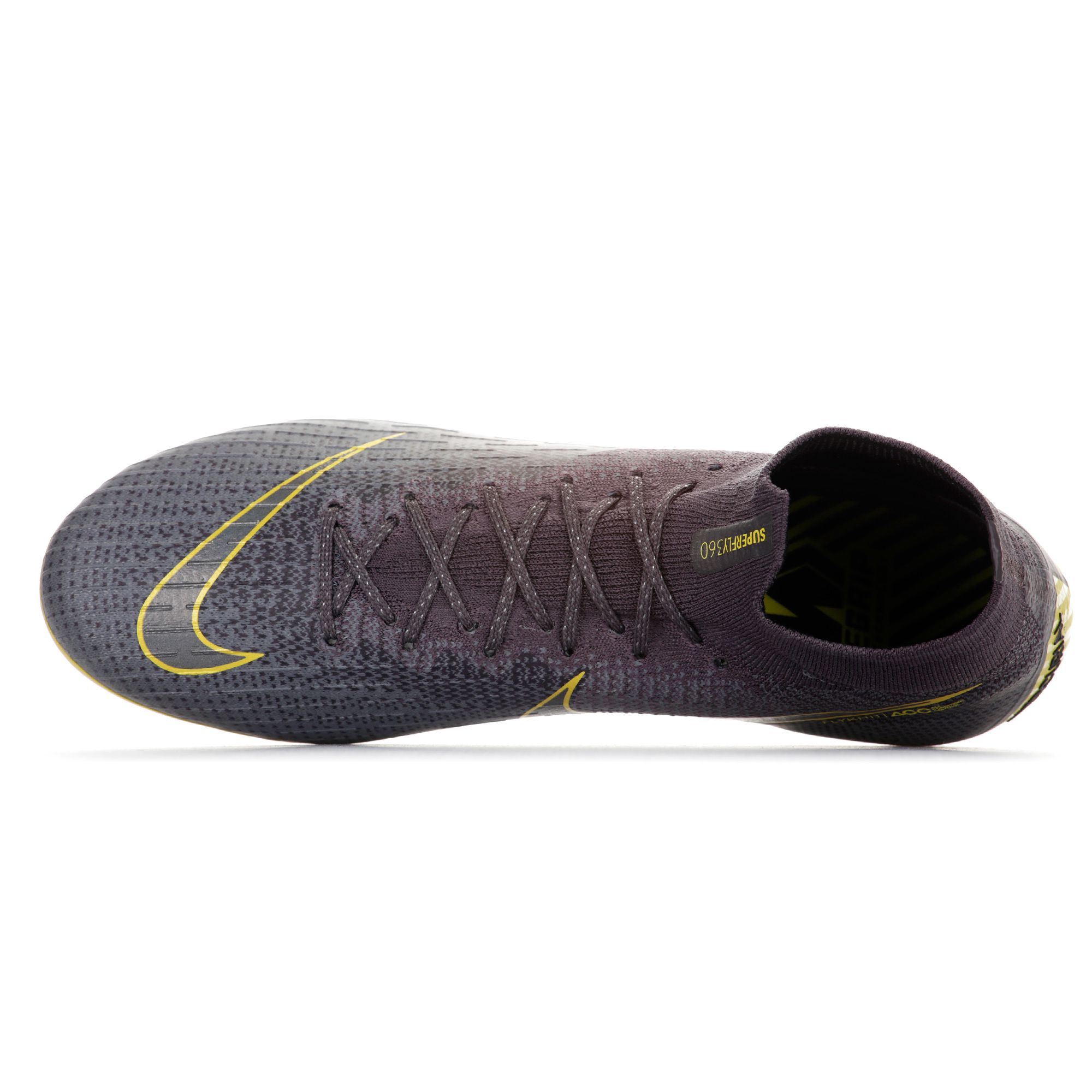 Botas de Fútbol Mercurial Superfly 360 Elite AG-Pro Gris Amarillo - Fútbol Factory