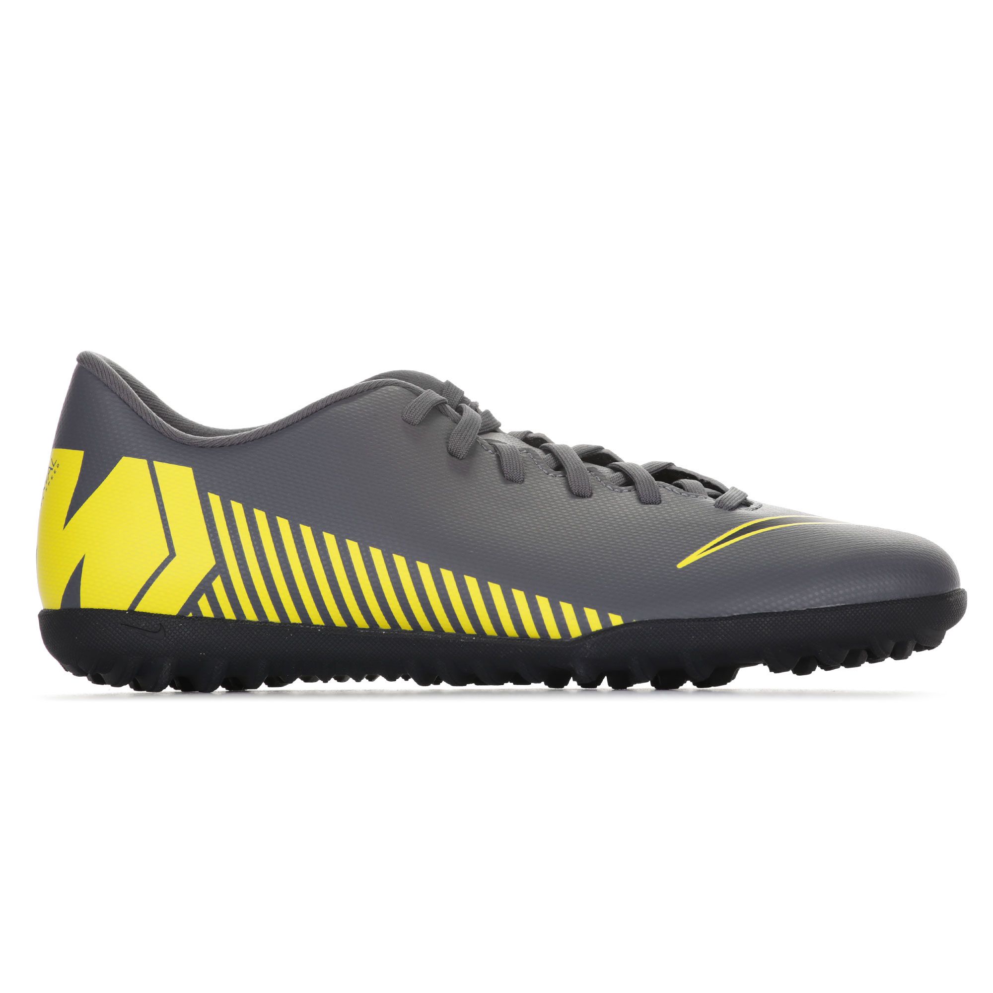 Botas de Fútbol Mercurial VaporX XII Club Multitaco Gris Amarillo - Fútbol Factory