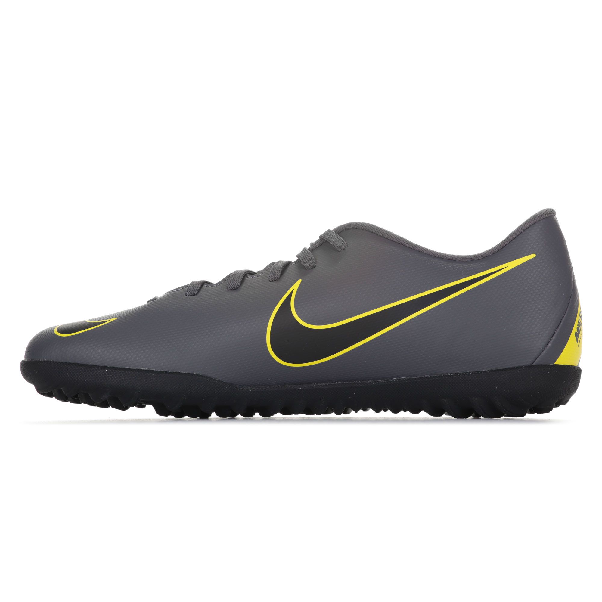 Botas de Fútbol Mercurial VaporX XII Club Multitaco Gris Amarillo - Fútbol Factory