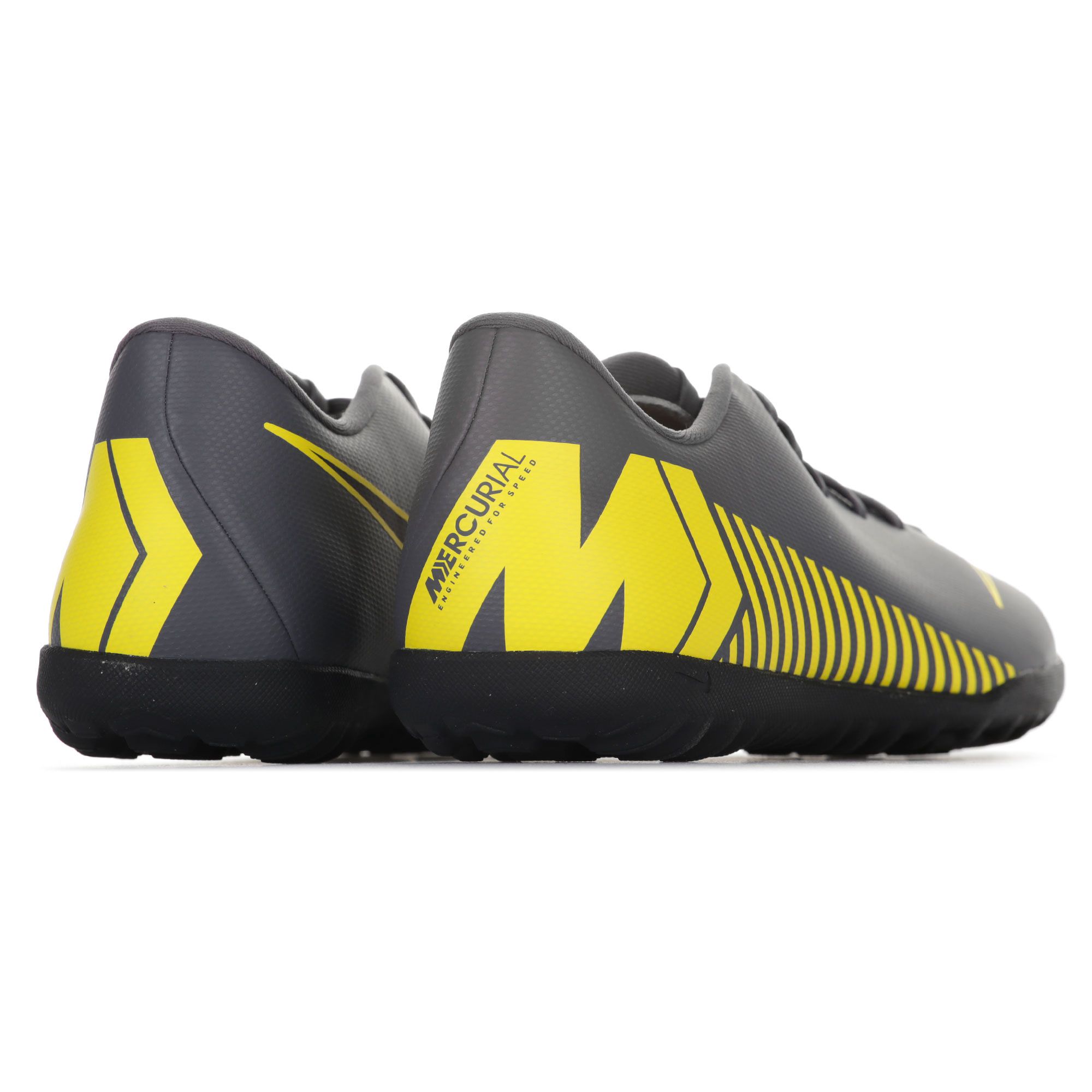 Botas de Fútbol Mercurial VaporX XII Club Multitaco Gris Amarillo - Fútbol Factory