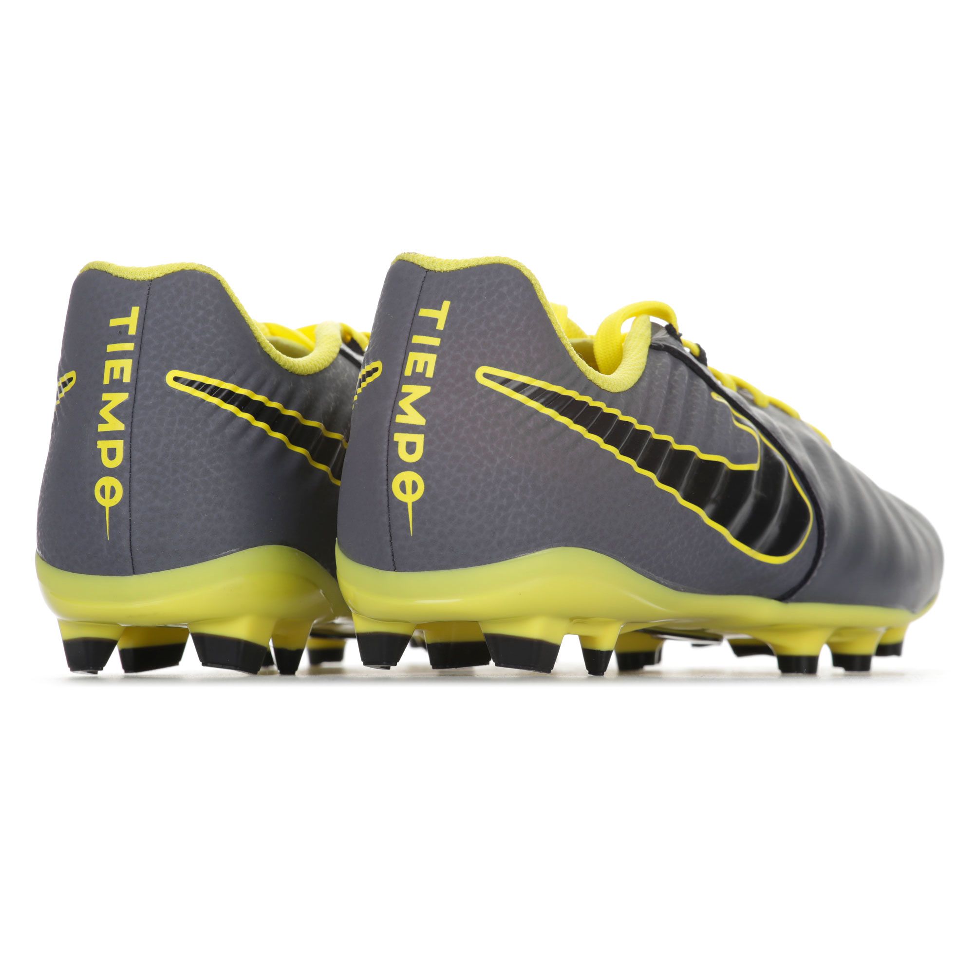 Botas de fútbol Tiempo Legend VII Academy FG Junior Gris Amarillo - Fútbol Factory