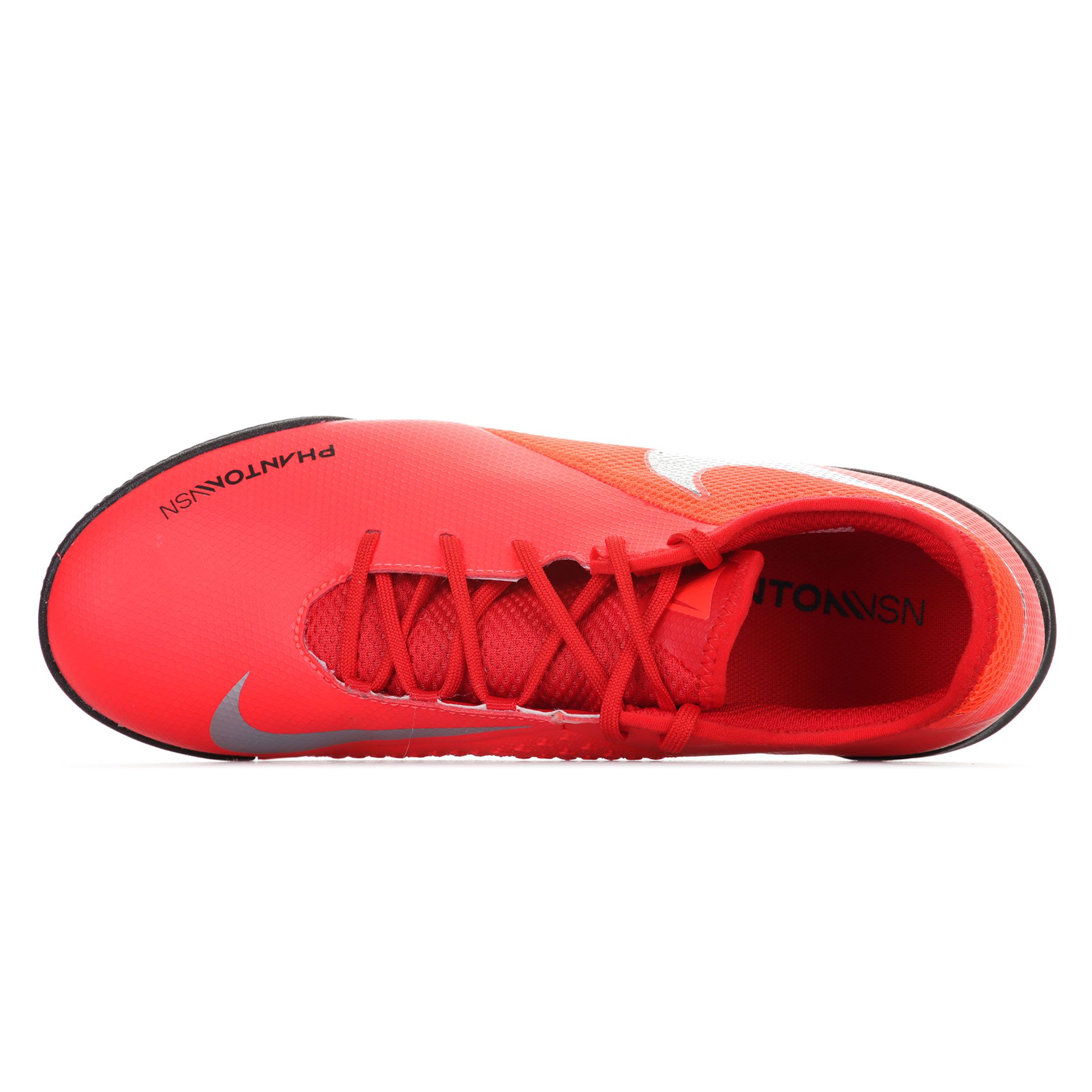 Botas de Fútbol Phantom Vision Academy Multitaco Rojo Plata - Fútbol Factory
